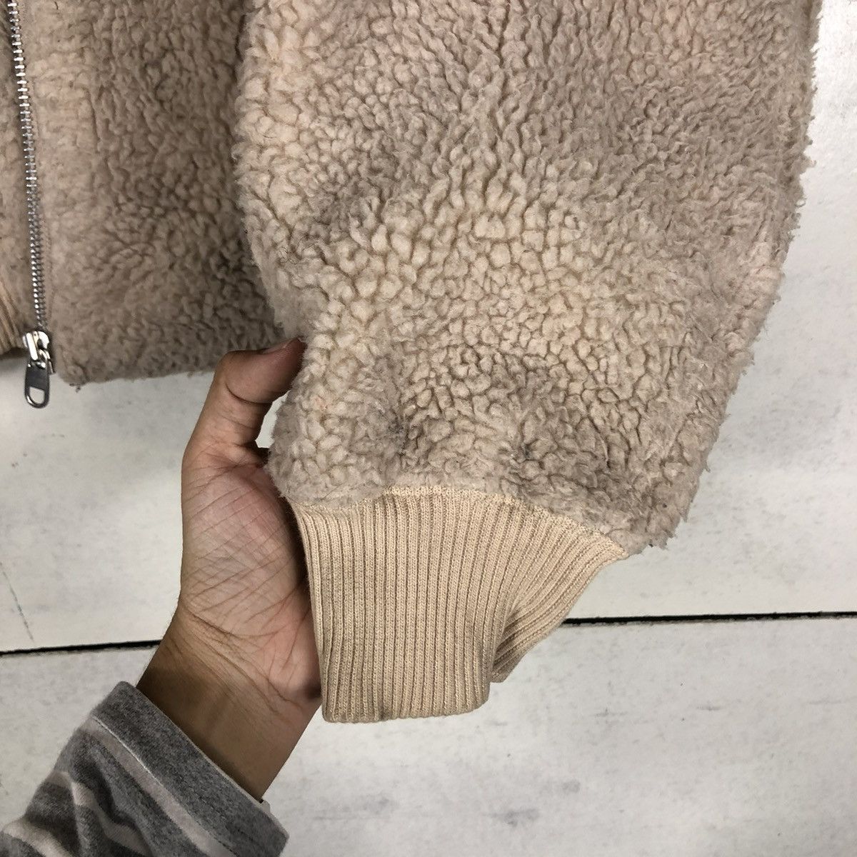 Japanese Brand 📌VINTAHE BOMBER JACKET FLEECE HIGH COLLAR UNIQLO UNDERCOVER Size US M / EU 48-50 / 2 - 17 Thumbnail