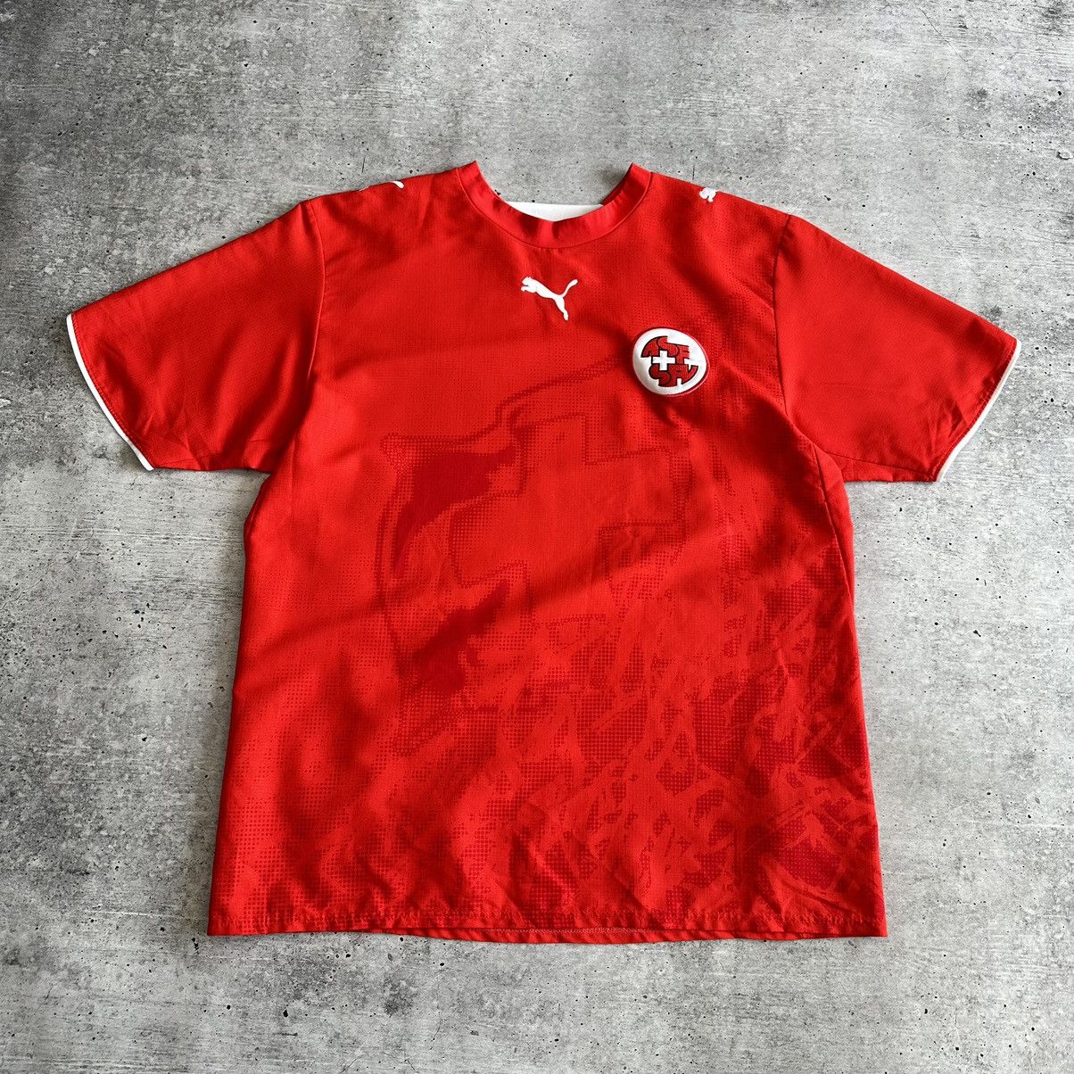 Puma Puma Switzerland 2006-2008 Home Football Shirt Soccer Jersey Size US L / EU 52-54 / 3 - 1 Thumbnail