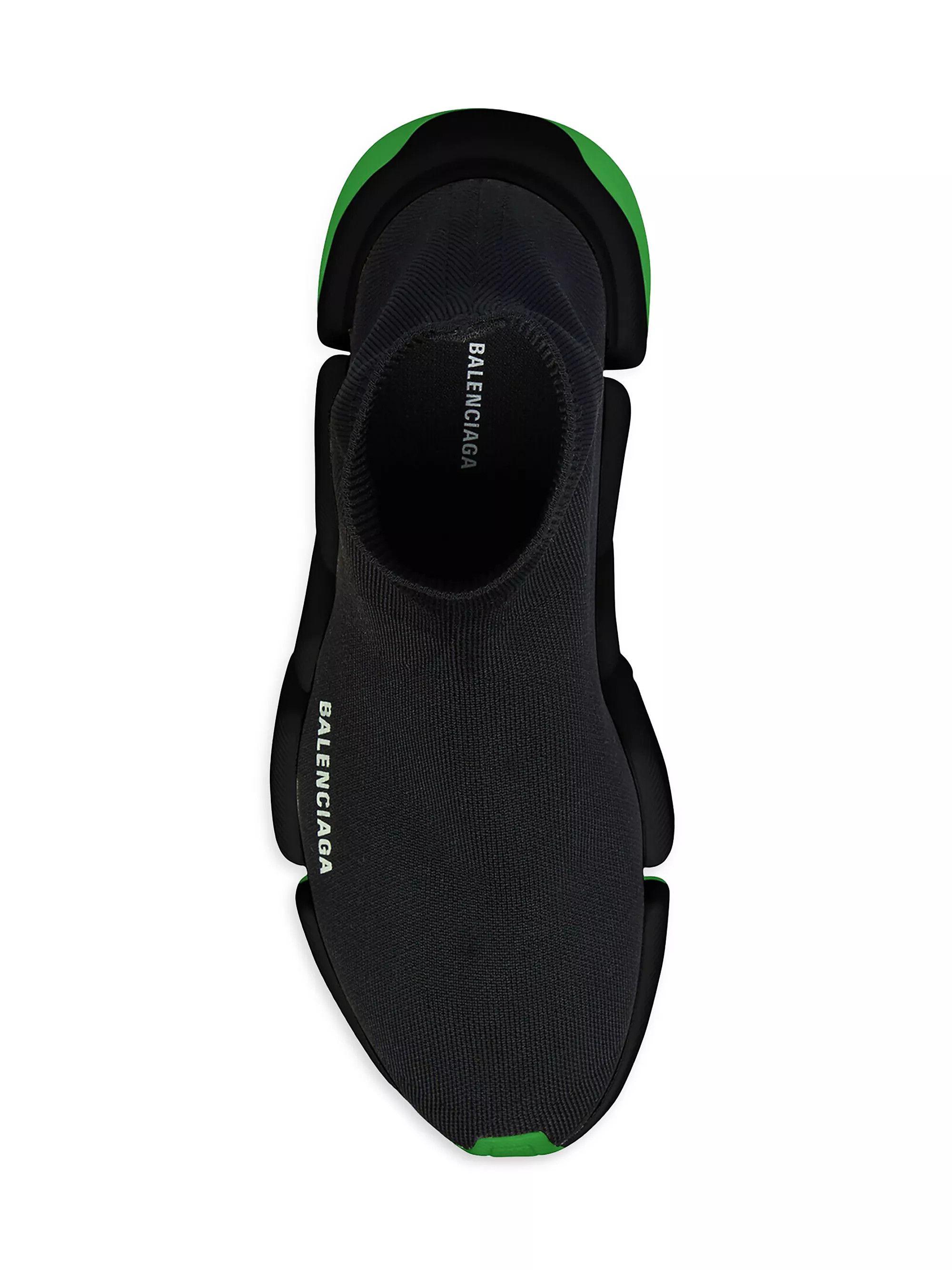 Balenciaga o1tr1nto0525 Speed 2.0 Clear Sole Recycled Knit Sneakers Size US 8 / EU 41 - 4 Thumbnail