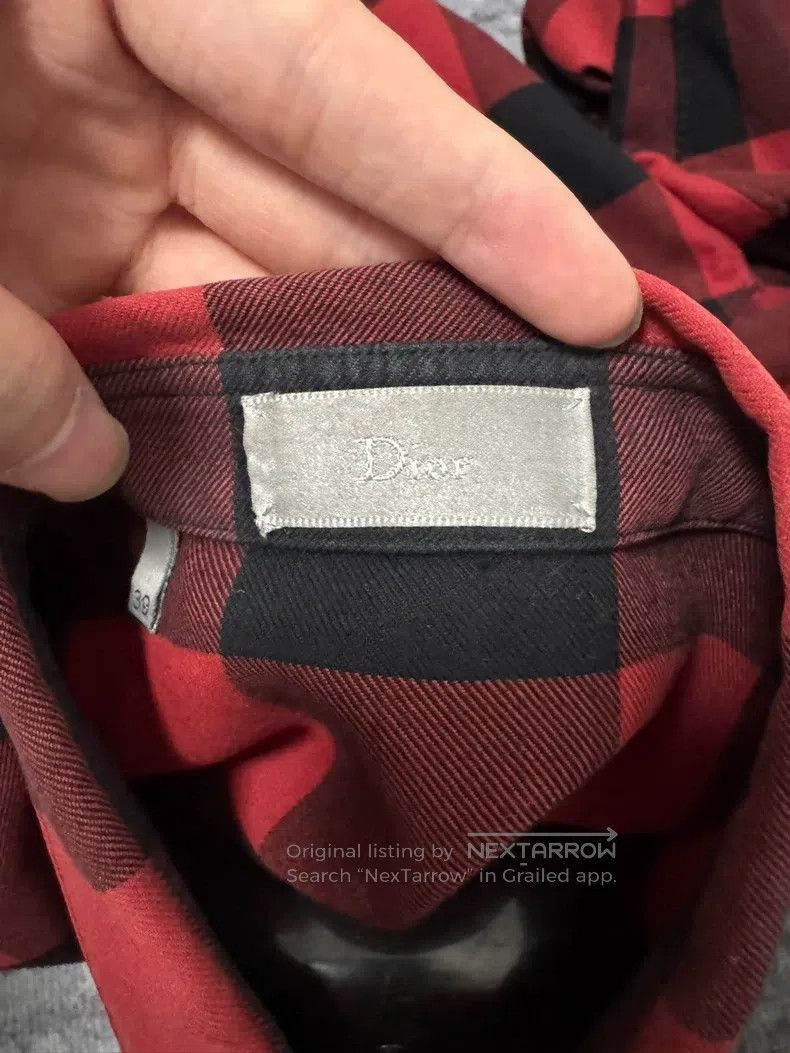 Dior Dior Size39 Dior homme 14fw black and red plaid shirt Size US XXS / EU 40 - 5 Thumbnail