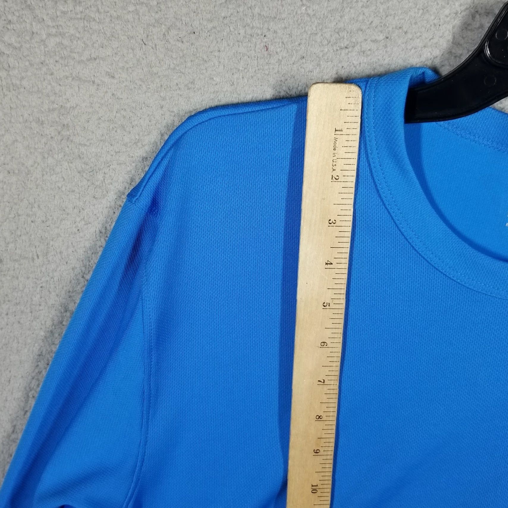 Nike Nike shirt Mens Large Blue Long Sleeve Athletic Running Workout Pullover VTG Size US L / EU 52-54 / 3 - 3 Thumbnail