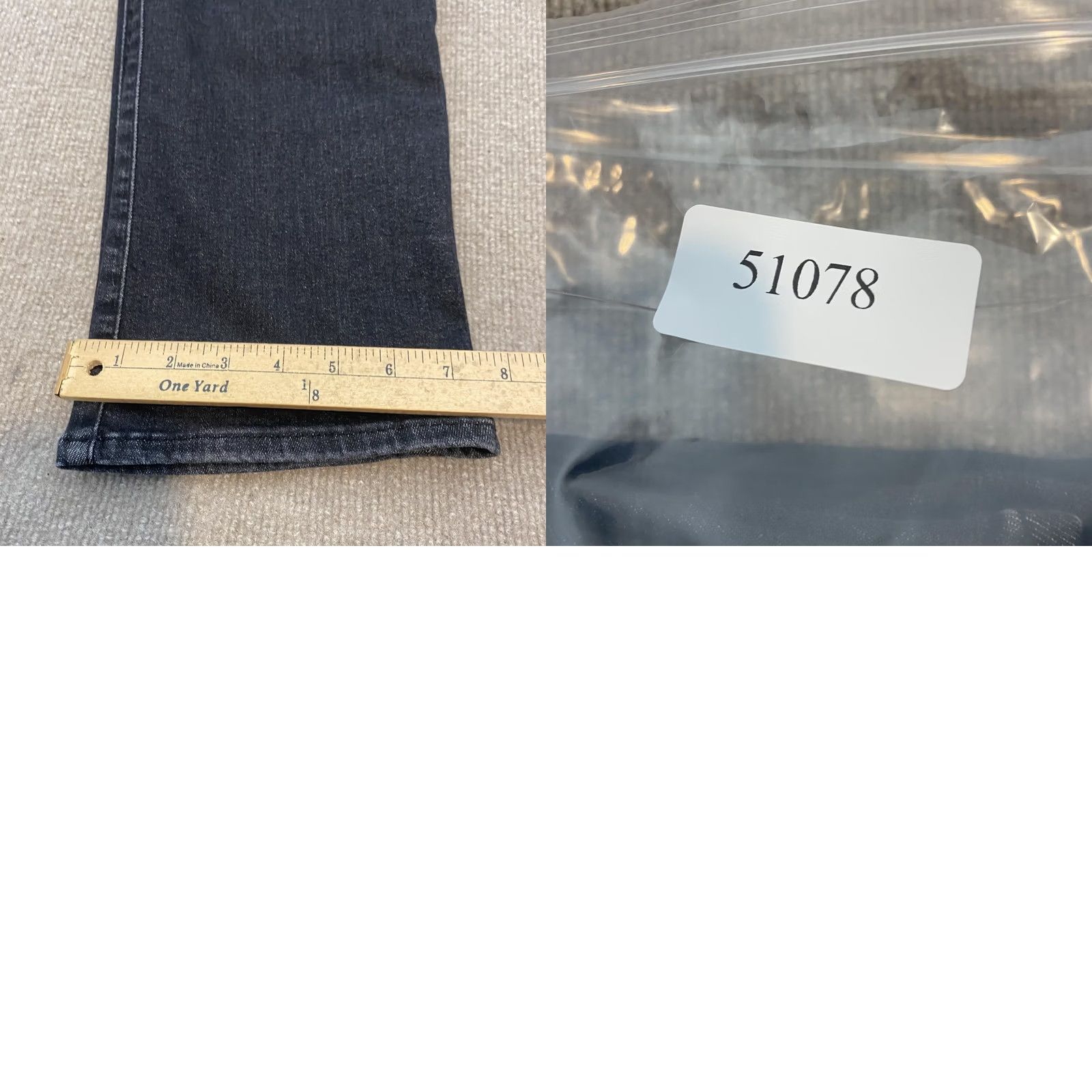 Frame FRAME Le High Straight Long Jeans Womens 31 Charcoal Gray High Rise Denim Stretch 5-Pocket Mens? Size 24" / US 00 / IT 34 - 9 Thumbnail