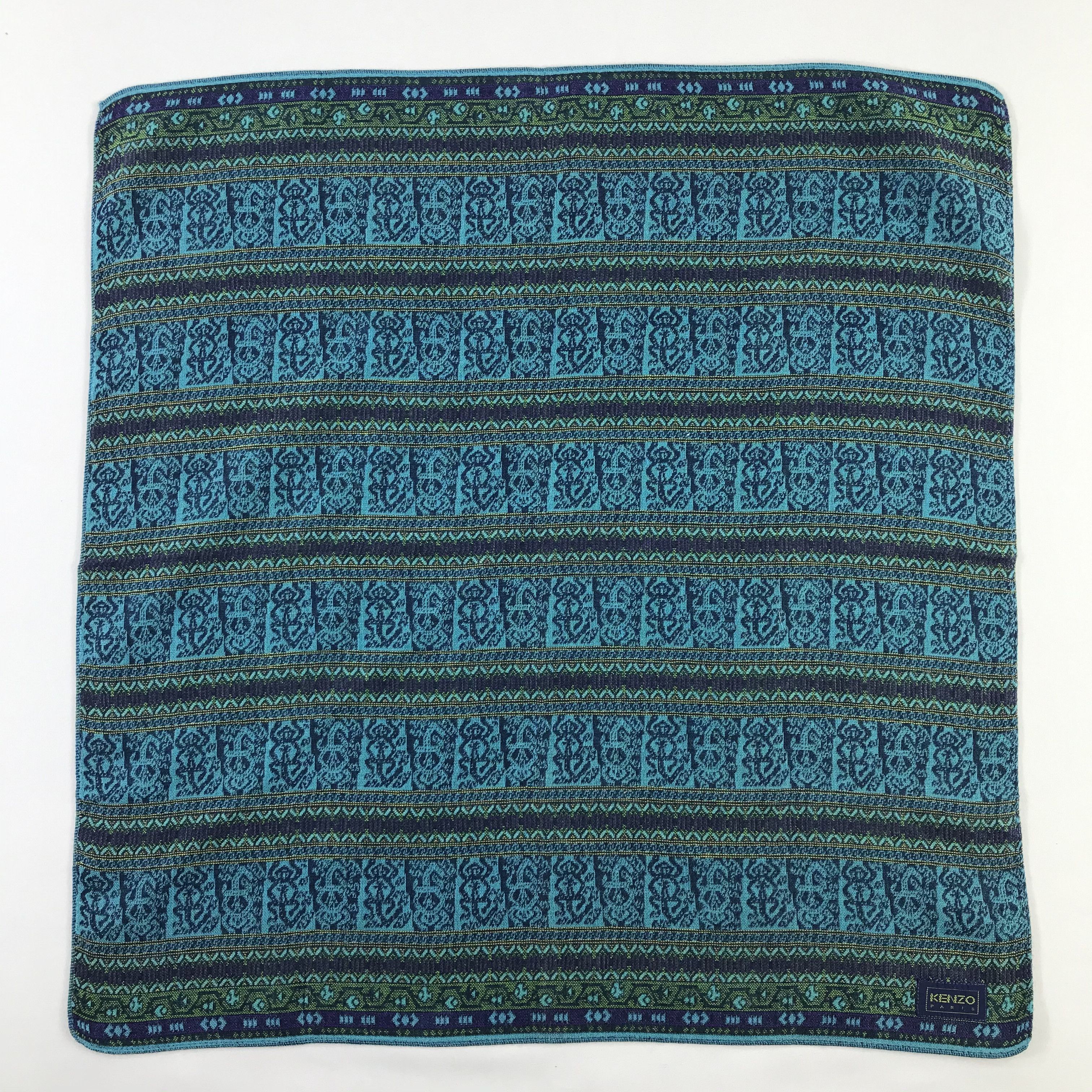 Kenzo × Vintage Kenzo Bandana / Handkerchief / Neckerchief - S724 Size ONE SIZE - 1 Thumbnail