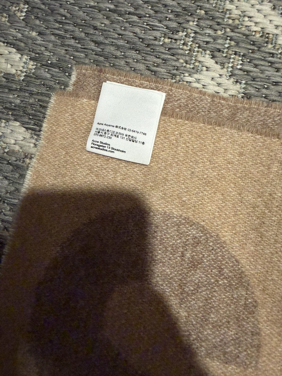 Acne Studios Acne Studios Logo Jacquard Scarf Size ONE SIZE - 7 Thumbnail