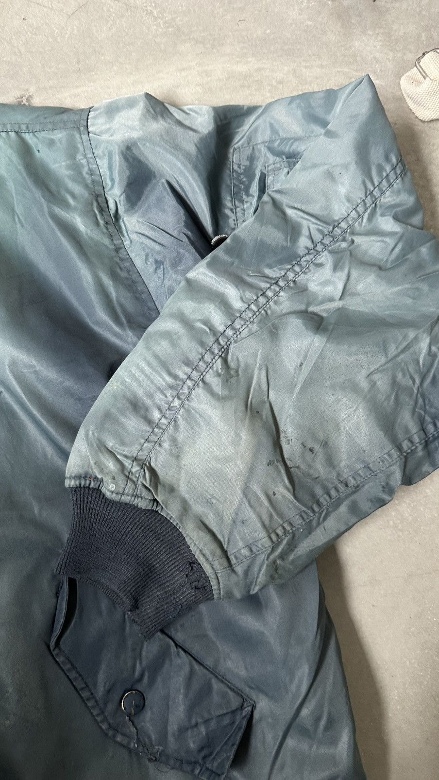Vintage VINTAGE DISTRESSED JAPAN BOMBER JACKET Size US L / EU 52-54 / 3 - 2 Thumbnail