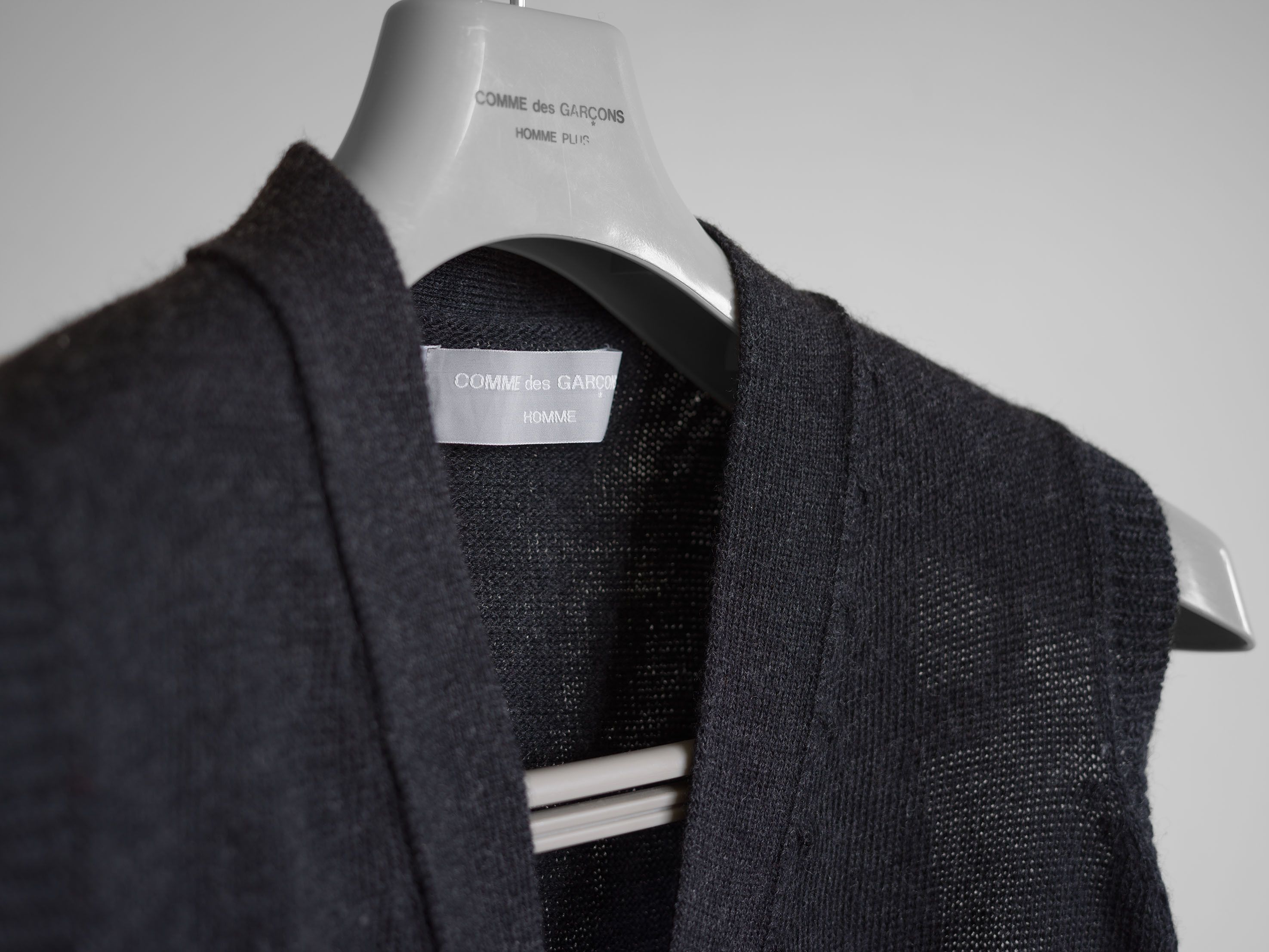 Comme des Garcons Homme AD1998 COMME des GARCONS HOMME KNITTED WOOL VEST Size US M / EU 48-50 / 2 - 7 Thumbnail