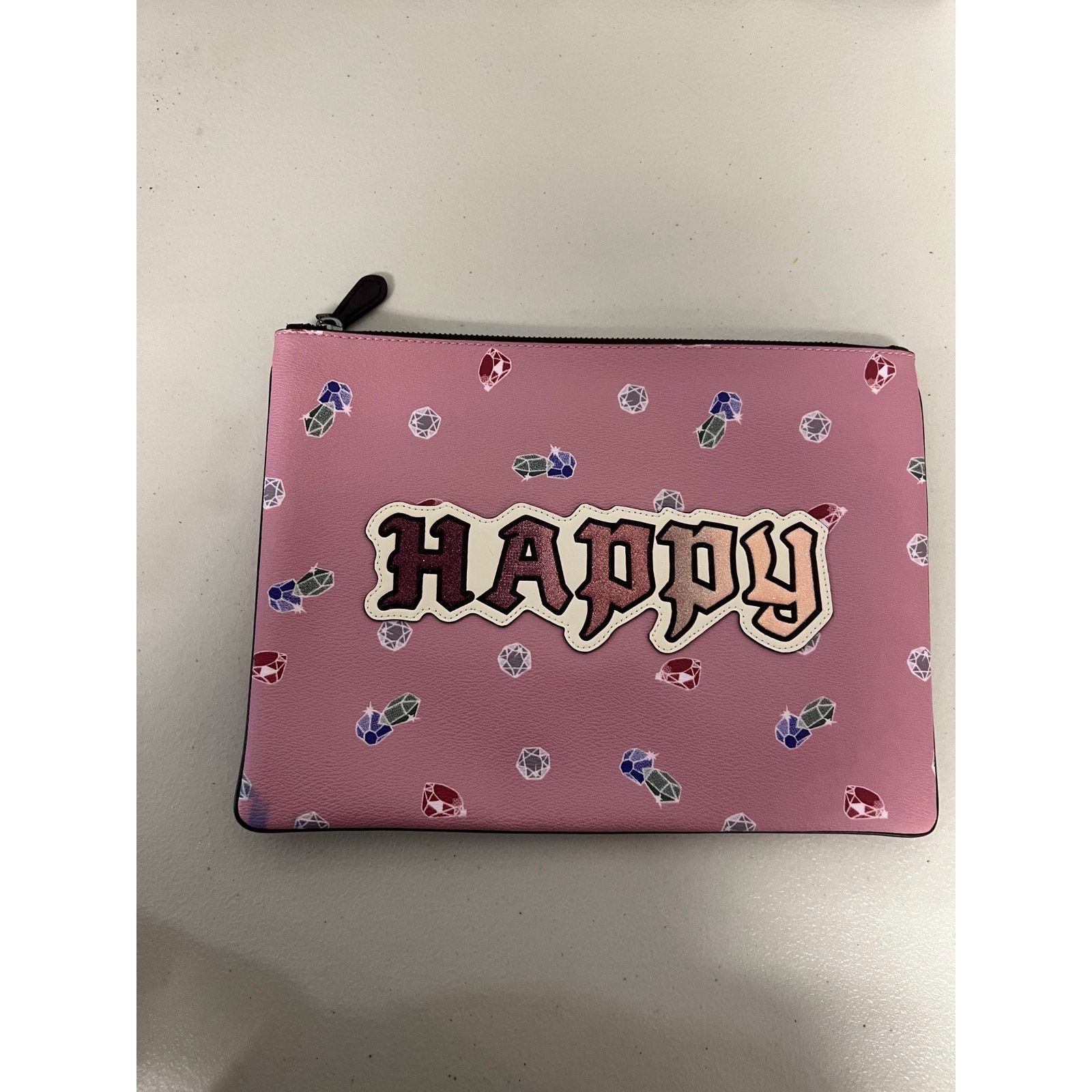 Coach Coach F72913 Disney X Coach Large Wristlet Pink Multi Size ONE SIZE - 1 Thumbnail