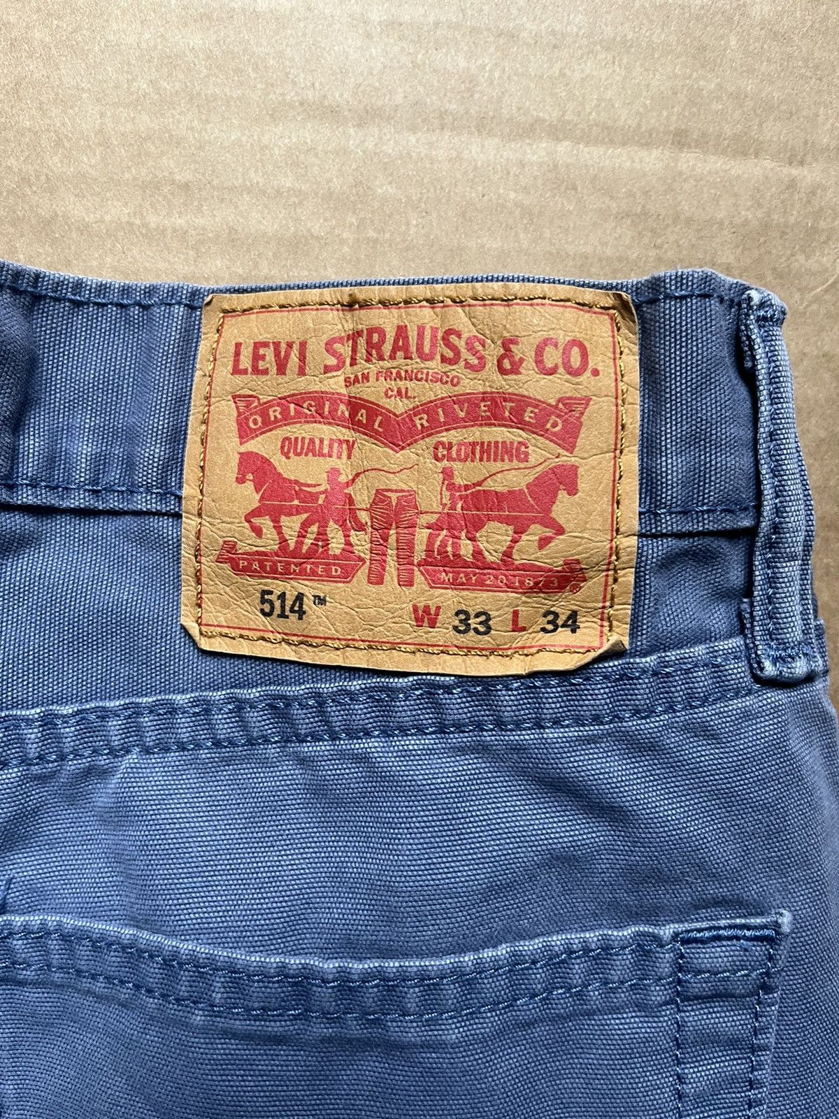 Levi's × Levi's Vintage Clothing × Vintage Vintage White Tag Levi’s Blue Pants 33x34 Size US 33 - 5 Thumbnail