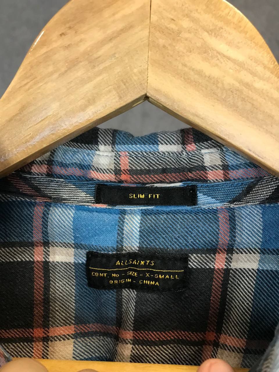 Allsaints Allsaints vintage flannel shirt Size US XS / EU 42 / 0 - 4 Thumbnail