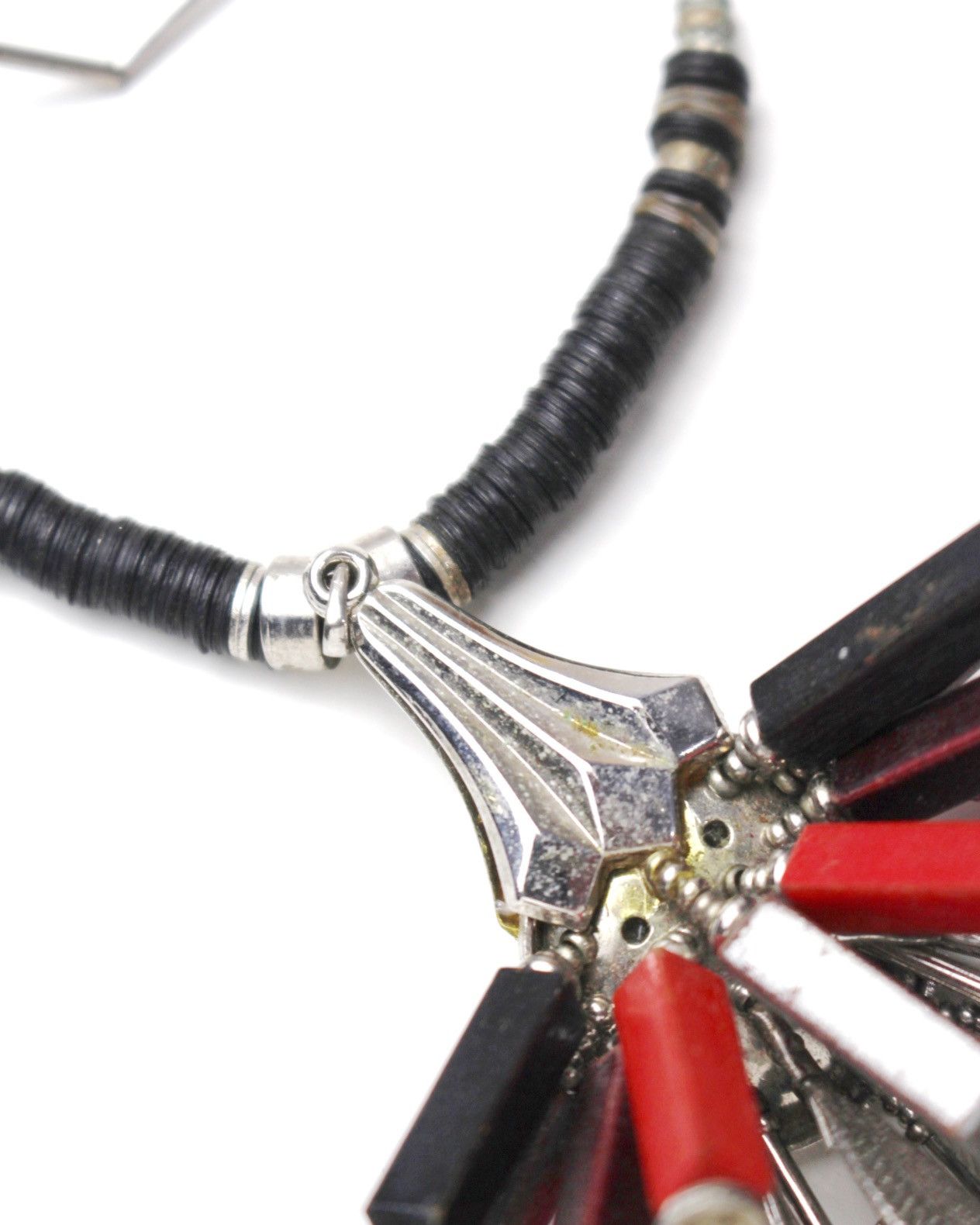 Hysteric Glamour 2000S JAPANESE MADE BLACK & RED NEBULA RAYS NECKLACE Size ONE SIZE - 6 Thumbnail