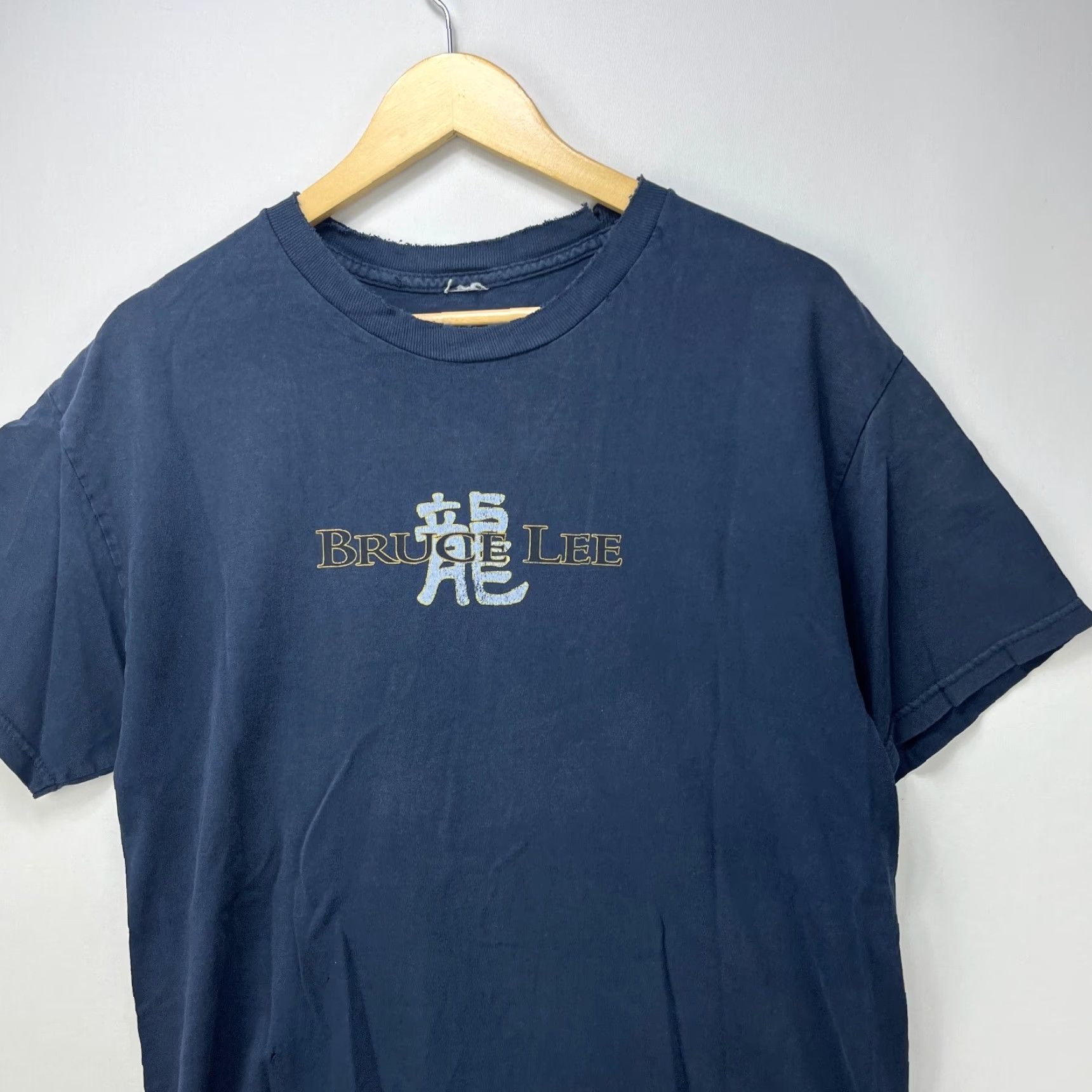 Roar VINTAGE Bruce Lee Graphic T-Shirt L Men Blue 90s Dragon's Roar Size US L / EU 52-54 / 3 - 5 Thumbnail