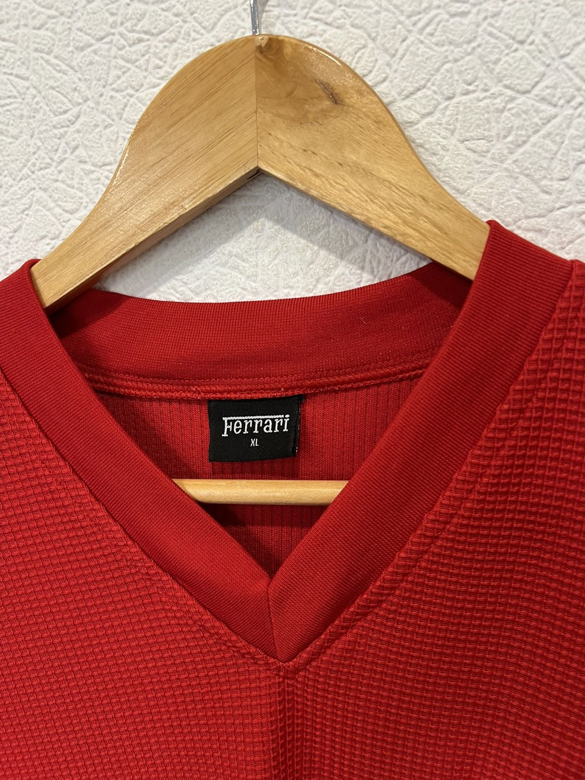 Ferrari × Vintage Vintage Ferrari Oversized T Shirt Red Racing Size US XL / EU 56 / 4 - 3 Thumbnail