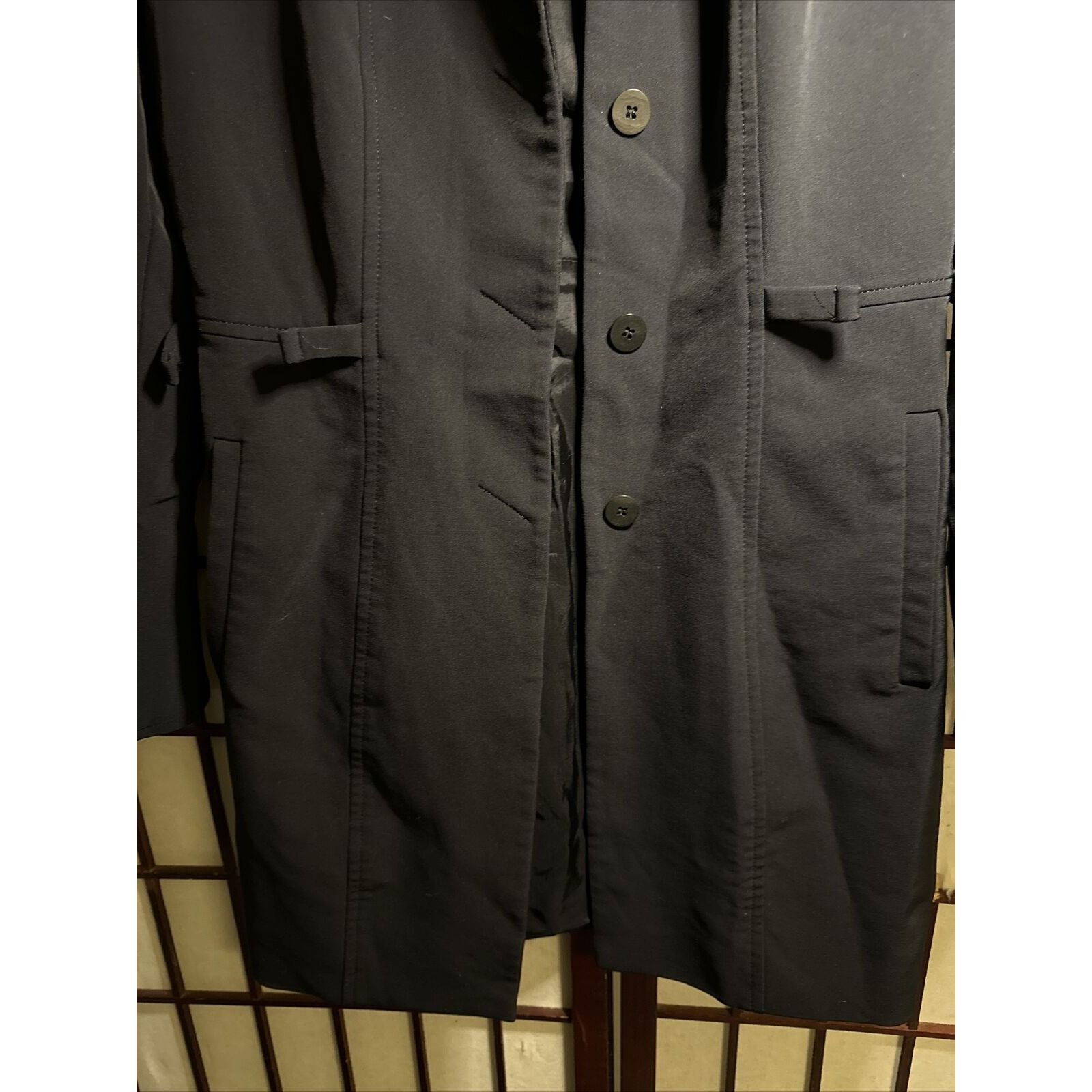 Other Georgiou Studio Black Women Long Jacket size 0 MISSING HARDW Size XS / US 0-2 / IT 36-38 - 4 Thumbnail