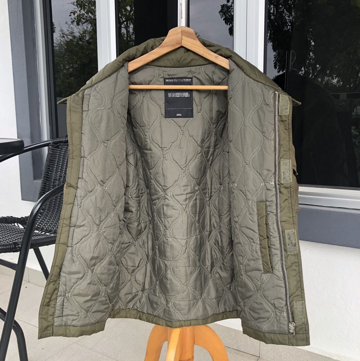 Neighborhood Vintage 02 Neighborhood Multi Zipper Military Quilted Jacket Size US S / EU 44-46 / 1 - 20 Thumbnail