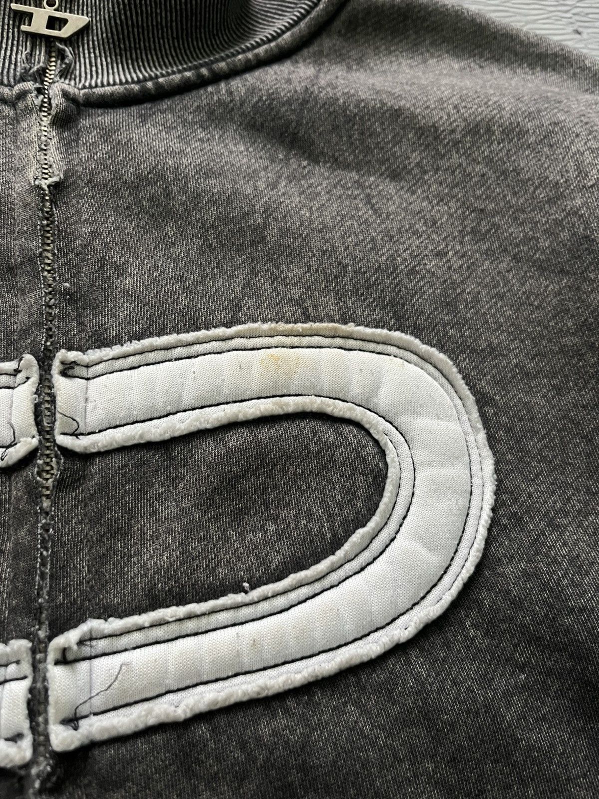 Diesel Diesel Avant Garde Y2K Vintage Sweater Japanese Grey Size US XXL / EU 58 / 5 - 5 Thumbnail