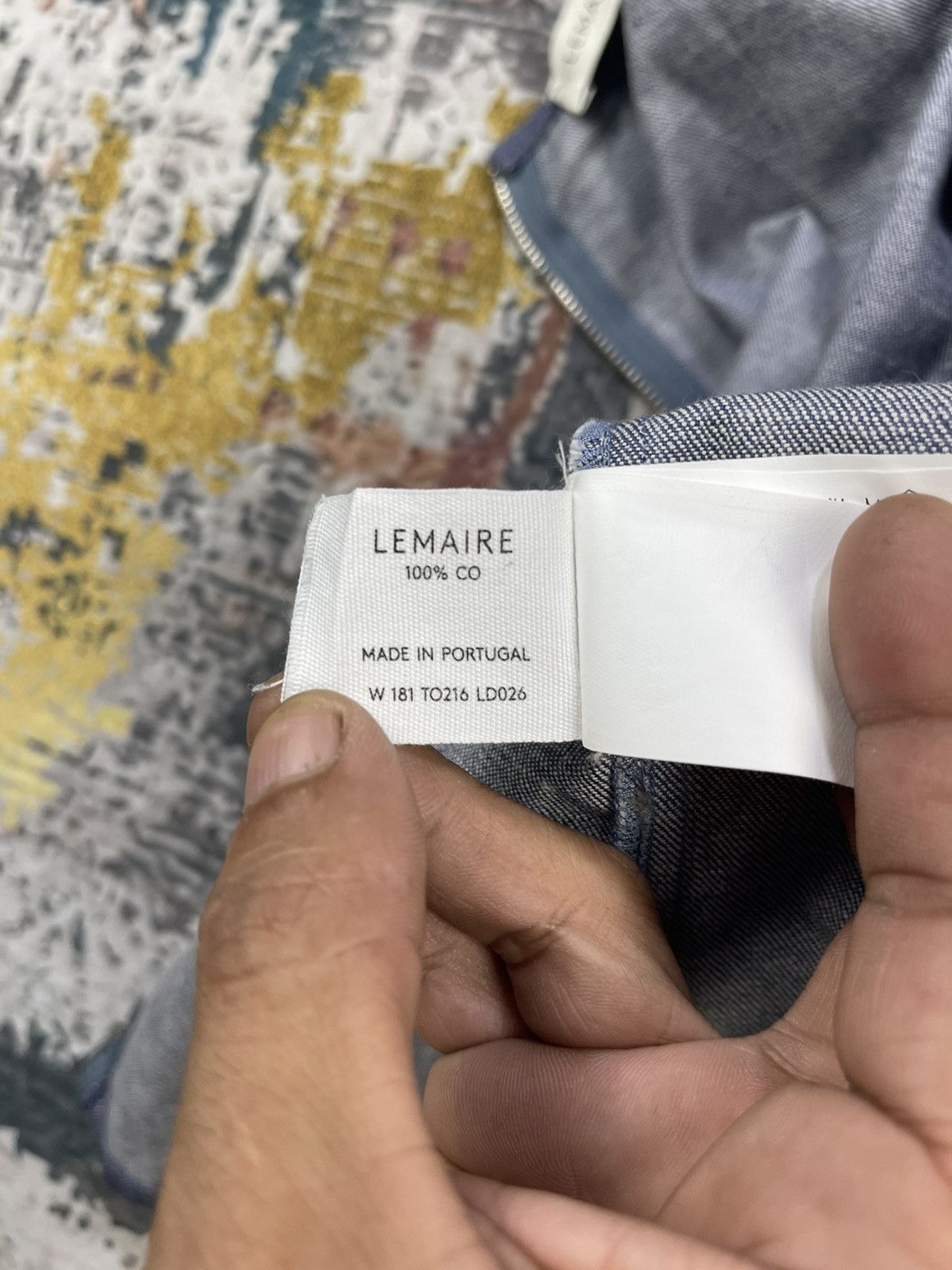 Lemaire Plastron Chambray Denim Jackets