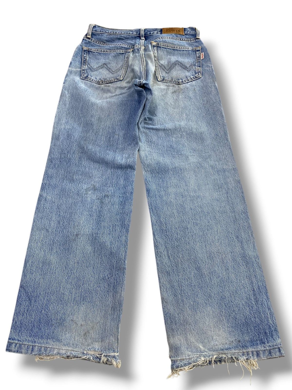 Edwin Vintage Edwin Acid Light Wash Style Ripped Jeans Size US 28 / EU 44 - 3 Thumbnail