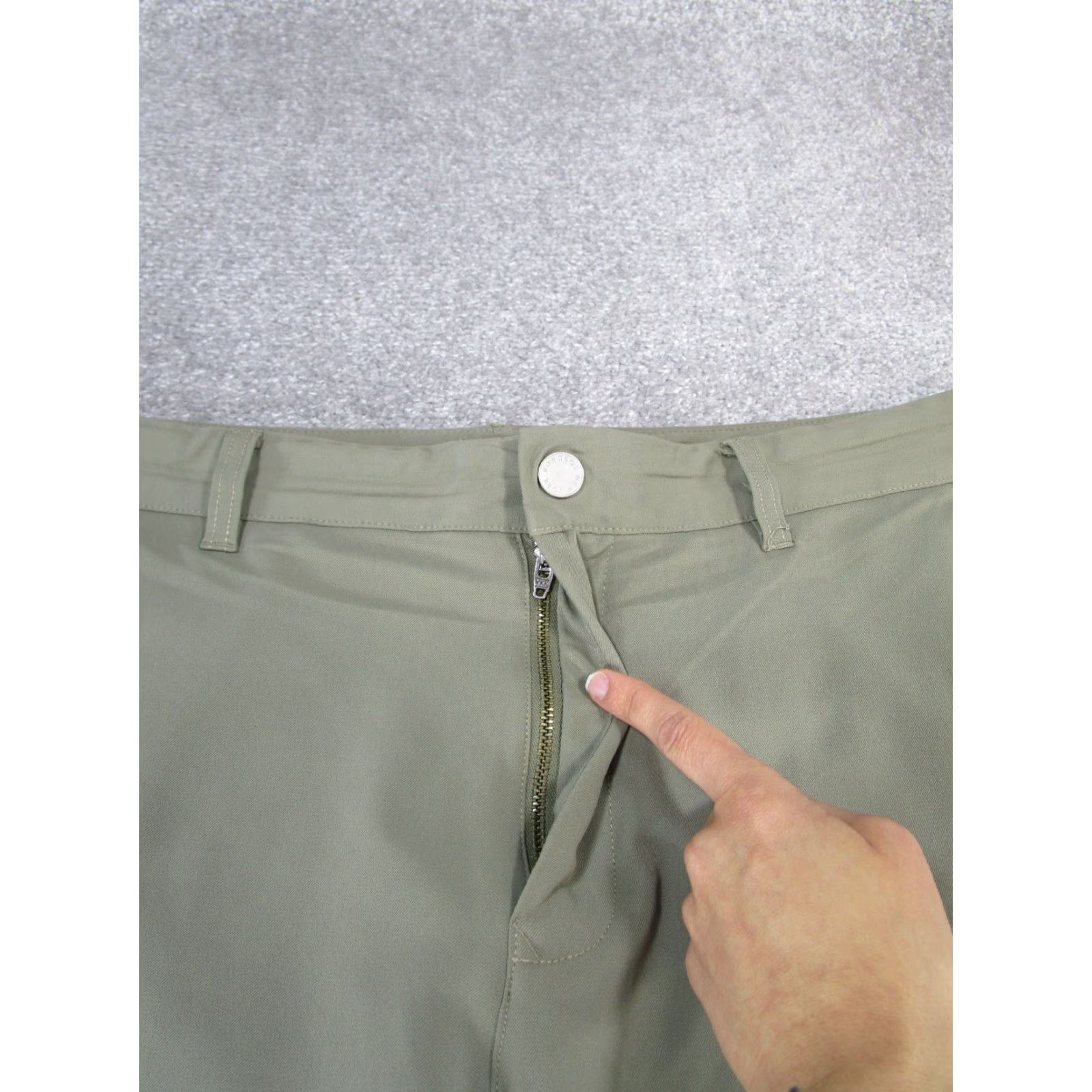Bonobos Bonobos Mens 36 Green Polyester Chino Shorts 10" Golf Casual Travel Workwear Size US 36 / EU 52 - 4 Thumbnail