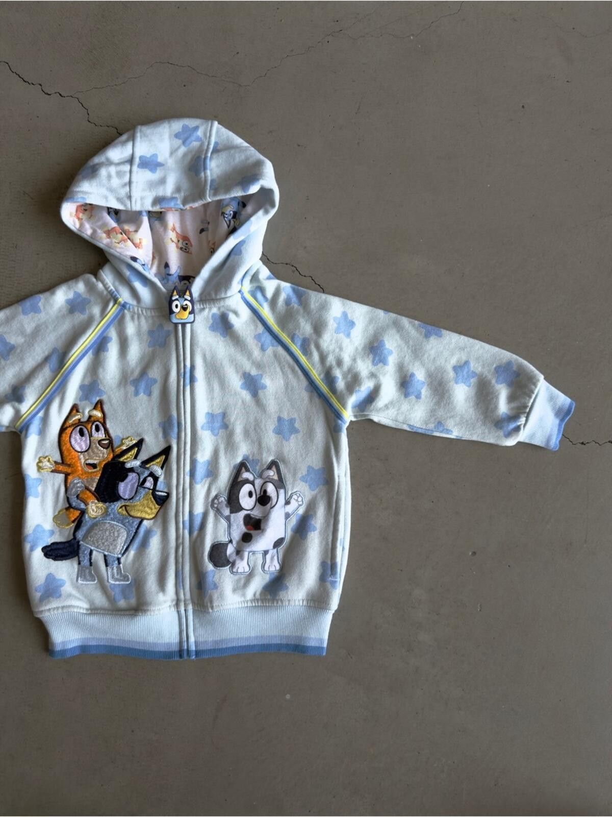 Blue Blue Japan Bluey / Character Zip Hoodie / Boys Size 5 Size US XXS / EU 40 - 6 Thumbnail