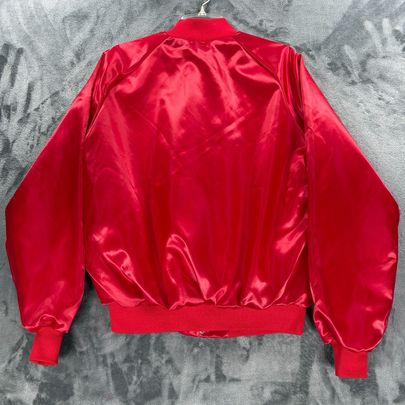 Other Vintage Taylor Jacket's 80's Atlanta Braves Red Satin Bomber Size US M / EU 48-50 / 2 - 2 Thumbnail