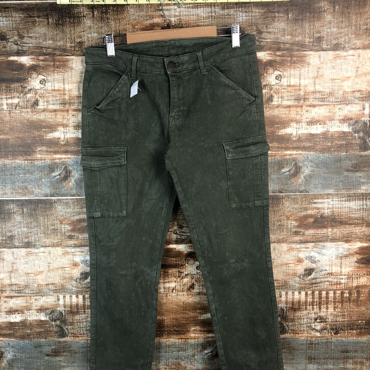 Uniqlo DL Uniqlo Green Cargo Multipocket Pants #C661 Size US 28 / EU 44 - 2 Thumbnail