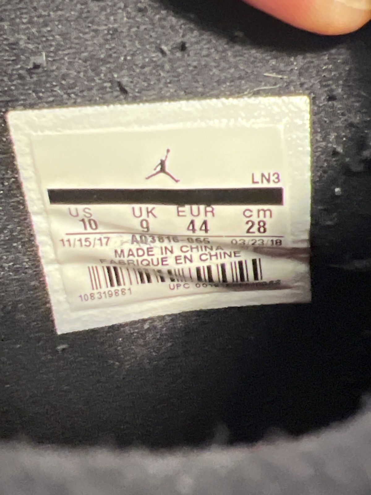 Nike Jordan 4 Retro Raptors (2018) Size US 10 / EU 43 - 6 Thumbnail