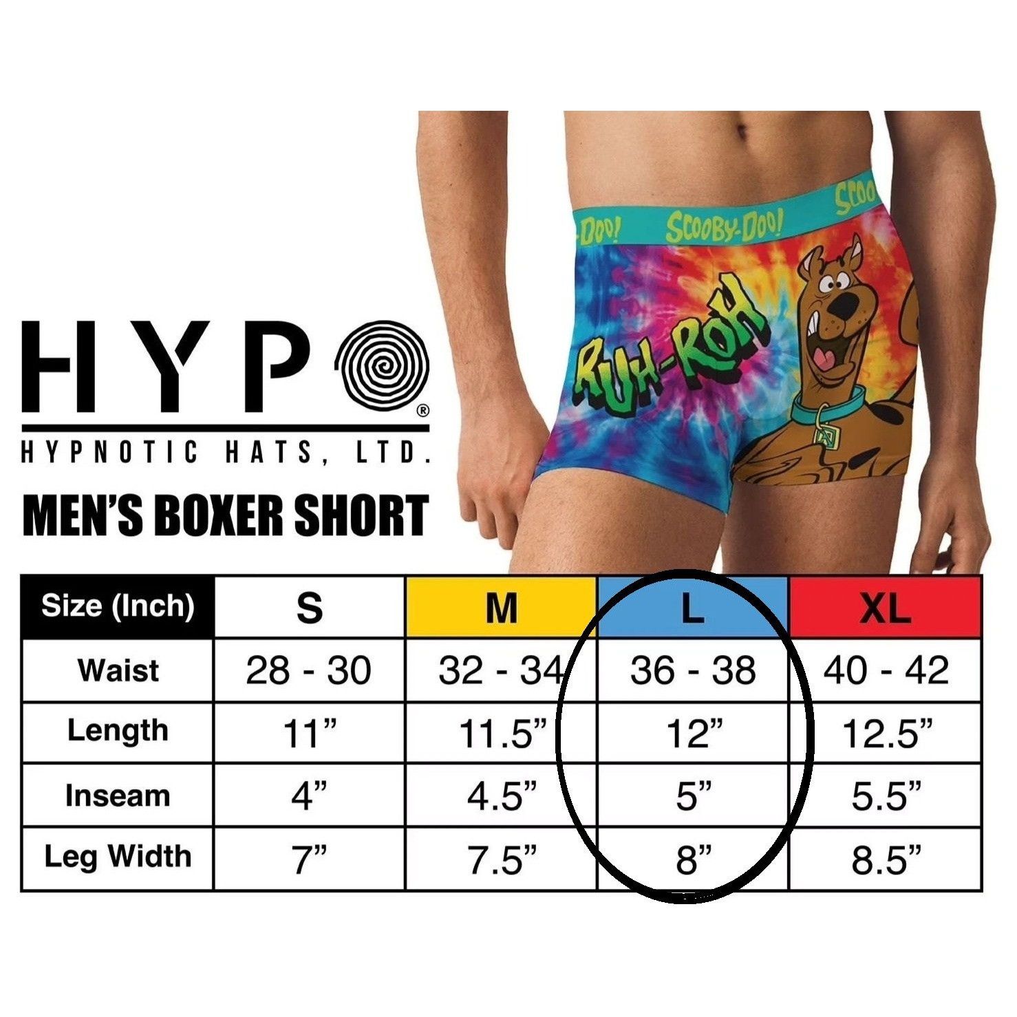 Other Scooby-Doo 3-Piece Boxer Briefs & Crew Socks Set Men Large Size 36 - 7 Thumbnail