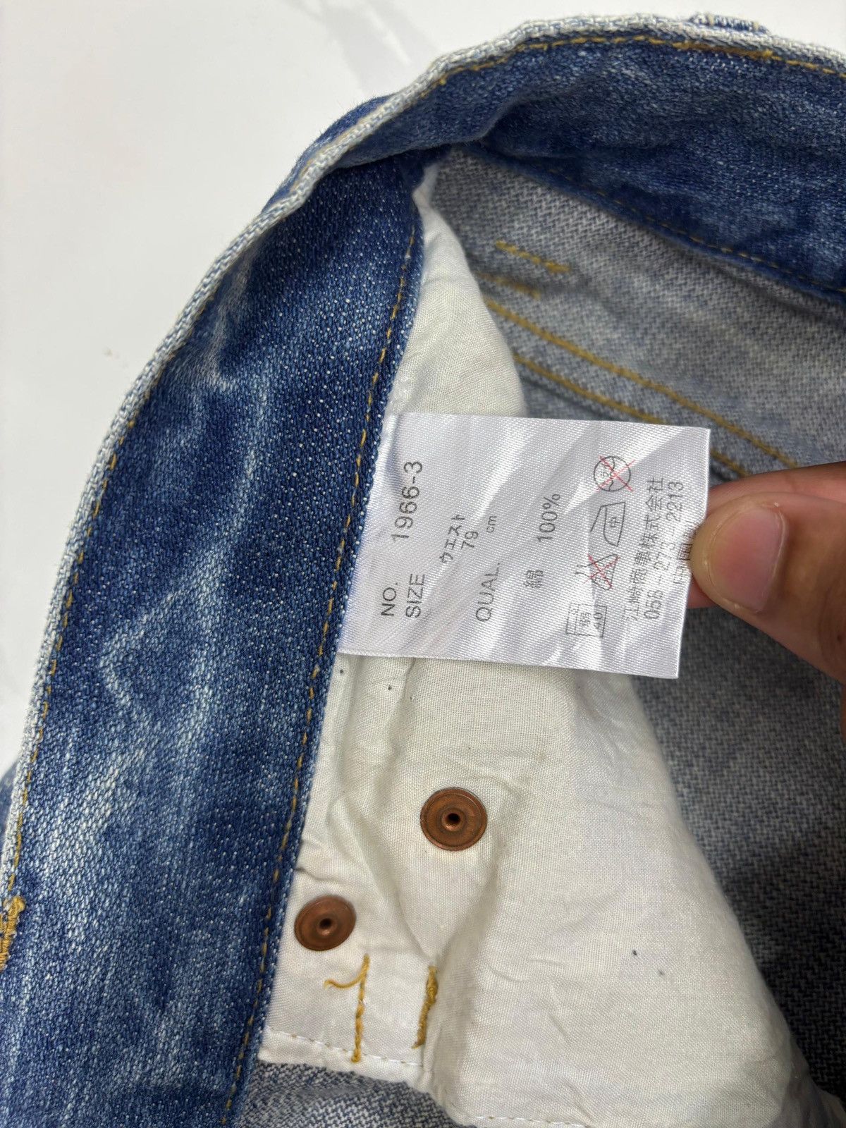 Isamu Katayama Backlash × Japanese Brand 🔥Vintage Japanese Regular Straight Distressed Denim Jeans Size US 32 / EU 48 - 11 Thumbnail