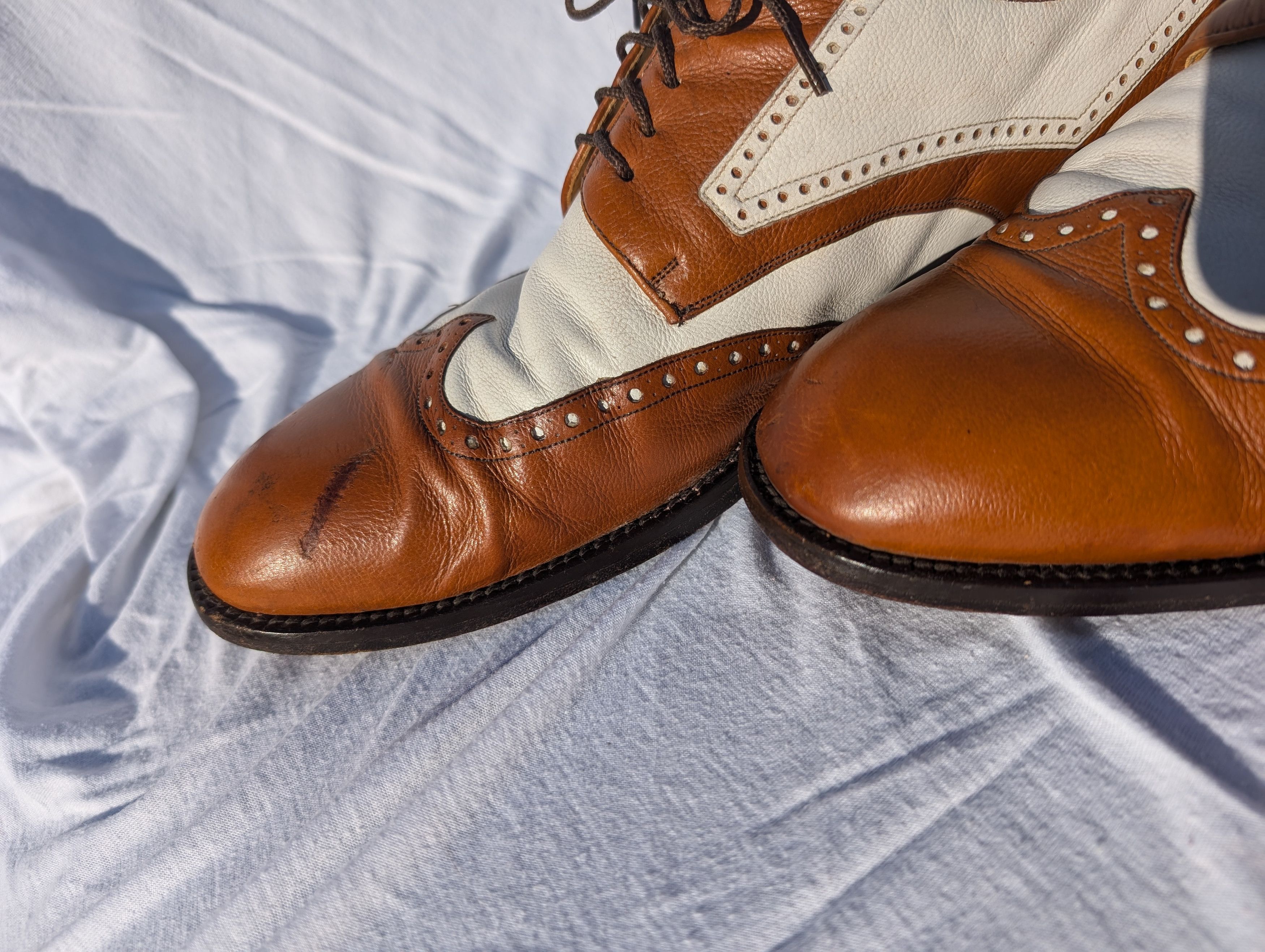 Mezlan Vintage Men's Wingtip Brogues Size US 13 / EU 46 - 5 Thumbnail