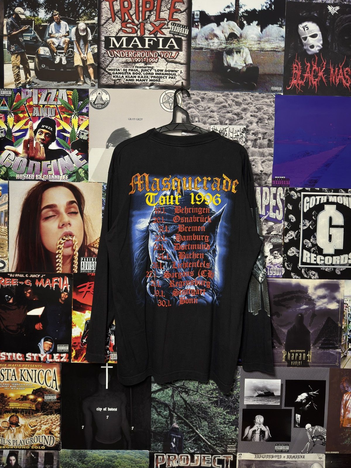 Vintage Vintage Running Wild Masquerade Tour 1996 Long Sleeve Shirt Size US XL / EU 56 / 4 - 5 Thumbnail