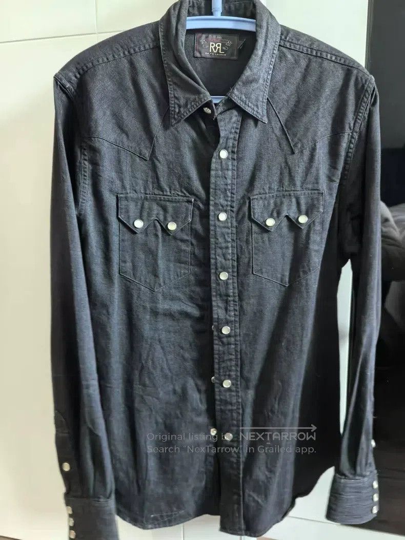 RRL Ralph Lauren Western denim shirt