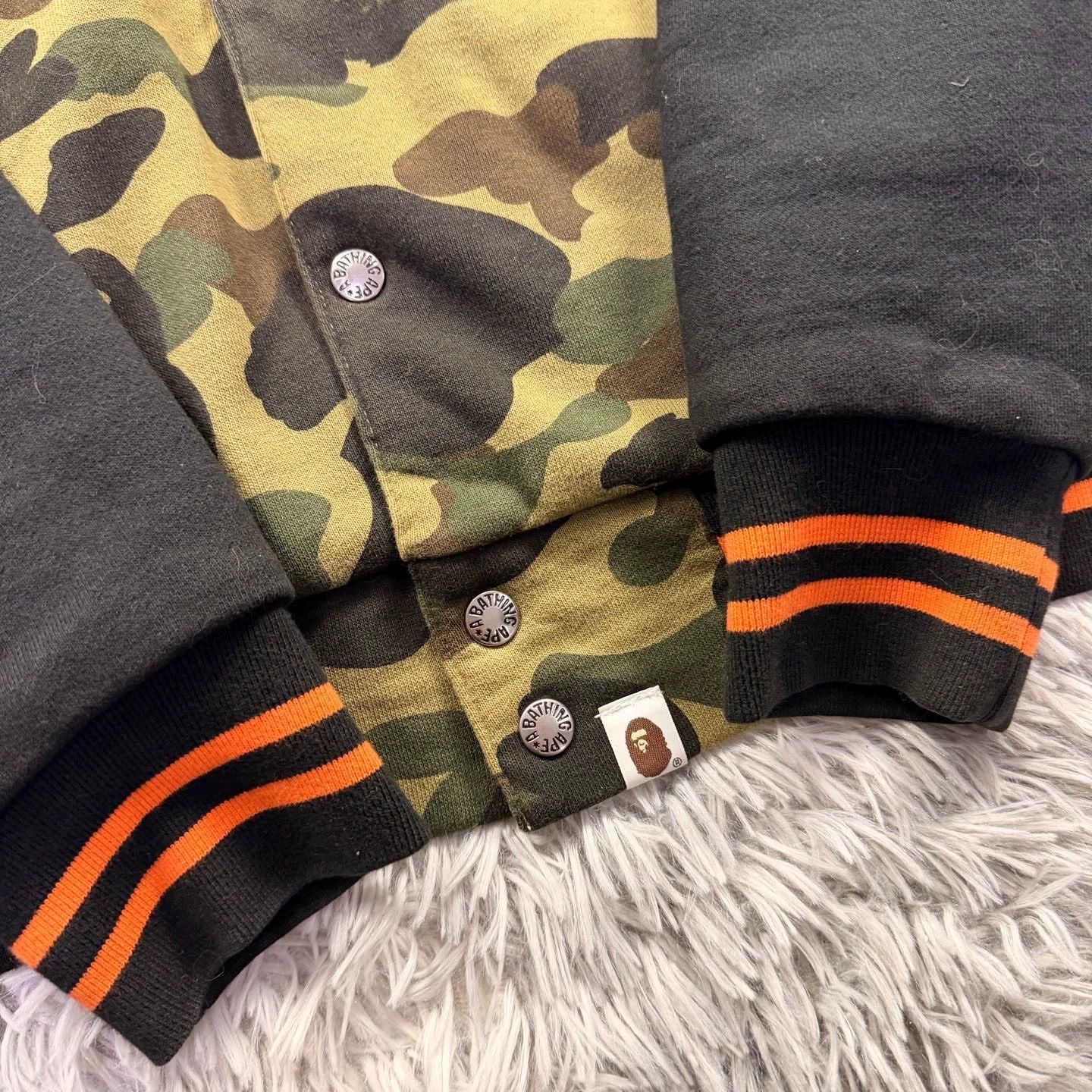 Bape bape green camo baseball jacket size large Size US L / EU 52-54 / 3 - 4 Thumbnail