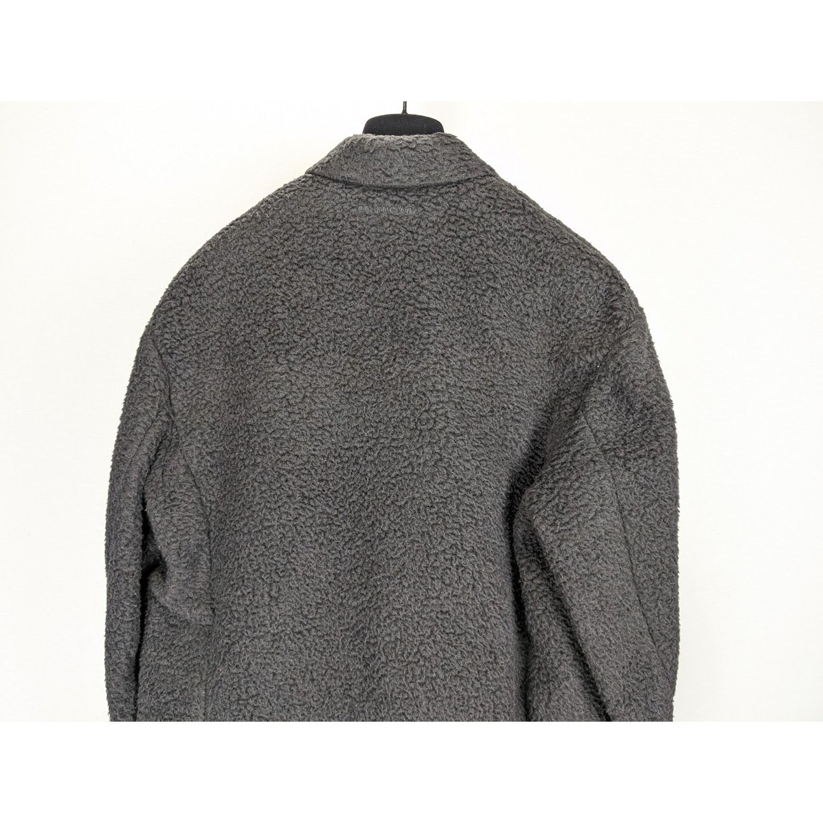 Balenciaga o1rshd1 Boxy Coat Fur in Black Size US XS / EU 42 / 0 - 12 Thumbnail