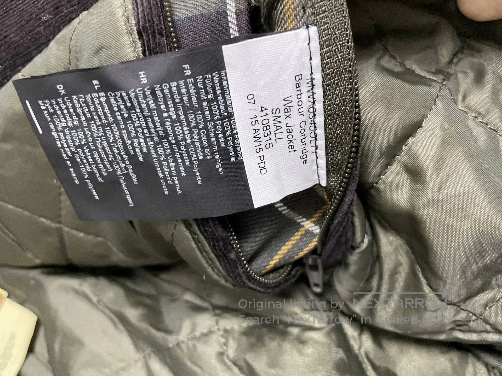 Barbour Barbour Corbridge Oil Wax Jacket. Size US S / EU 44-46 / 1 - 8 Thumbnail
