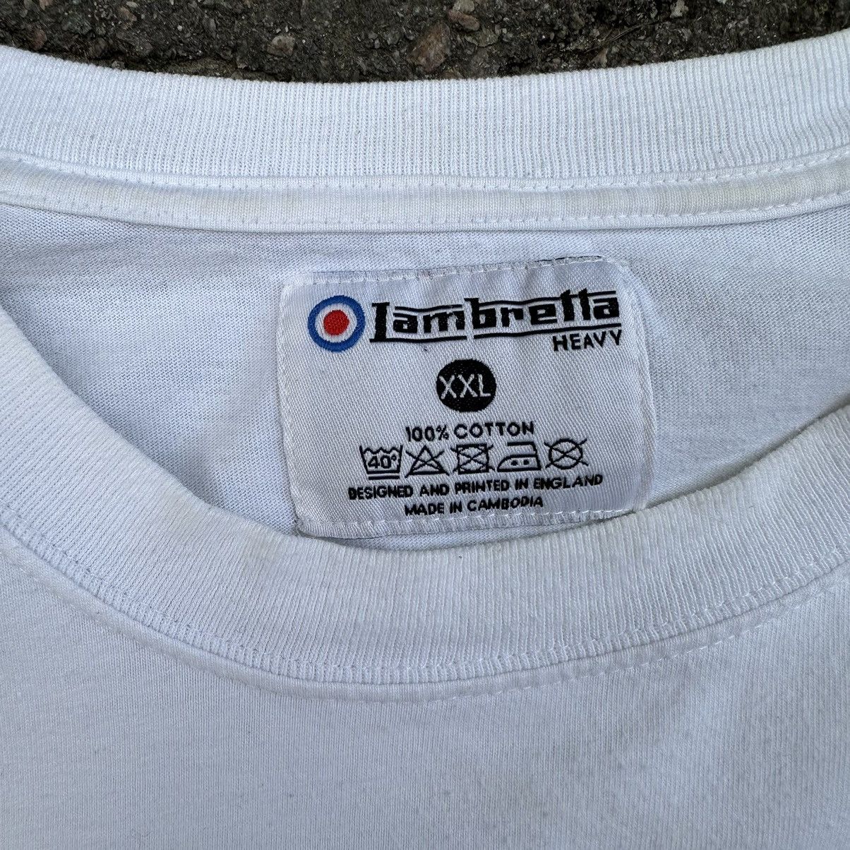 Lambretta × Vintage Vintage T-shirts Lambrella Big Logo Y2K Style USA 00s Size US XXL / EU 58 / 5 - 7 Thumbnail