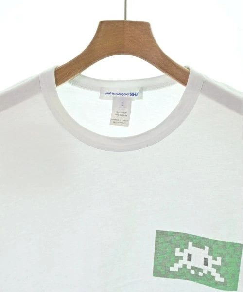 Comme des Garcons SHIRT T-Shirts Short Sleeve Print Cotton Crewneck White Size US L / EU 52-54 / 3 - 4 Thumbnail