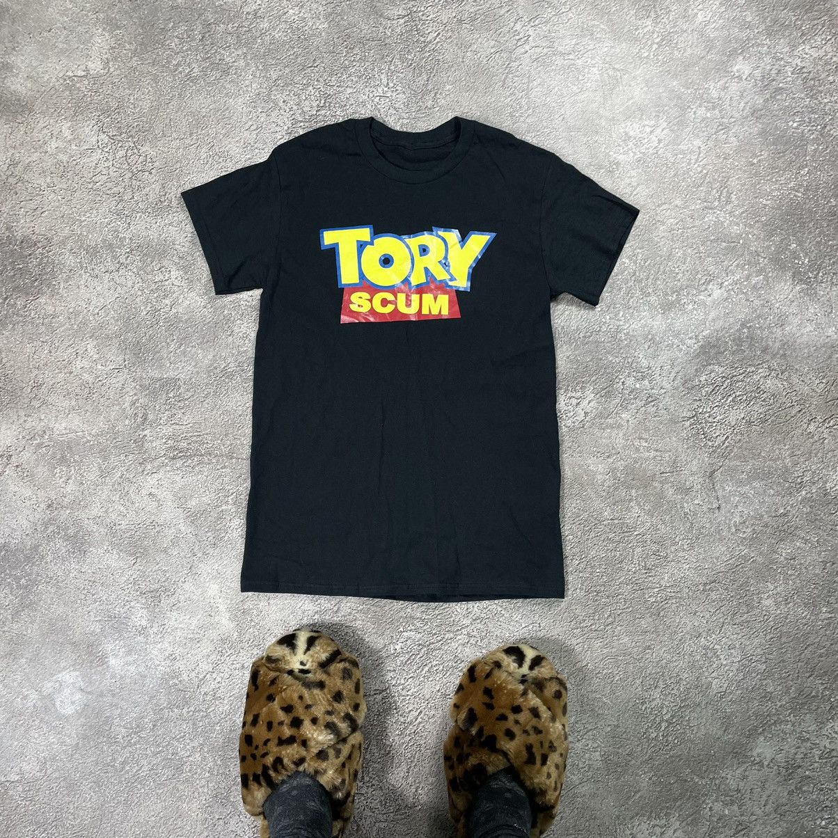 Vintage Vintage Y2K Graphic Logo Tee Black Faded Humor Small Opium S Size US S / EU 44-46 / 1 - 1 Thumbnail