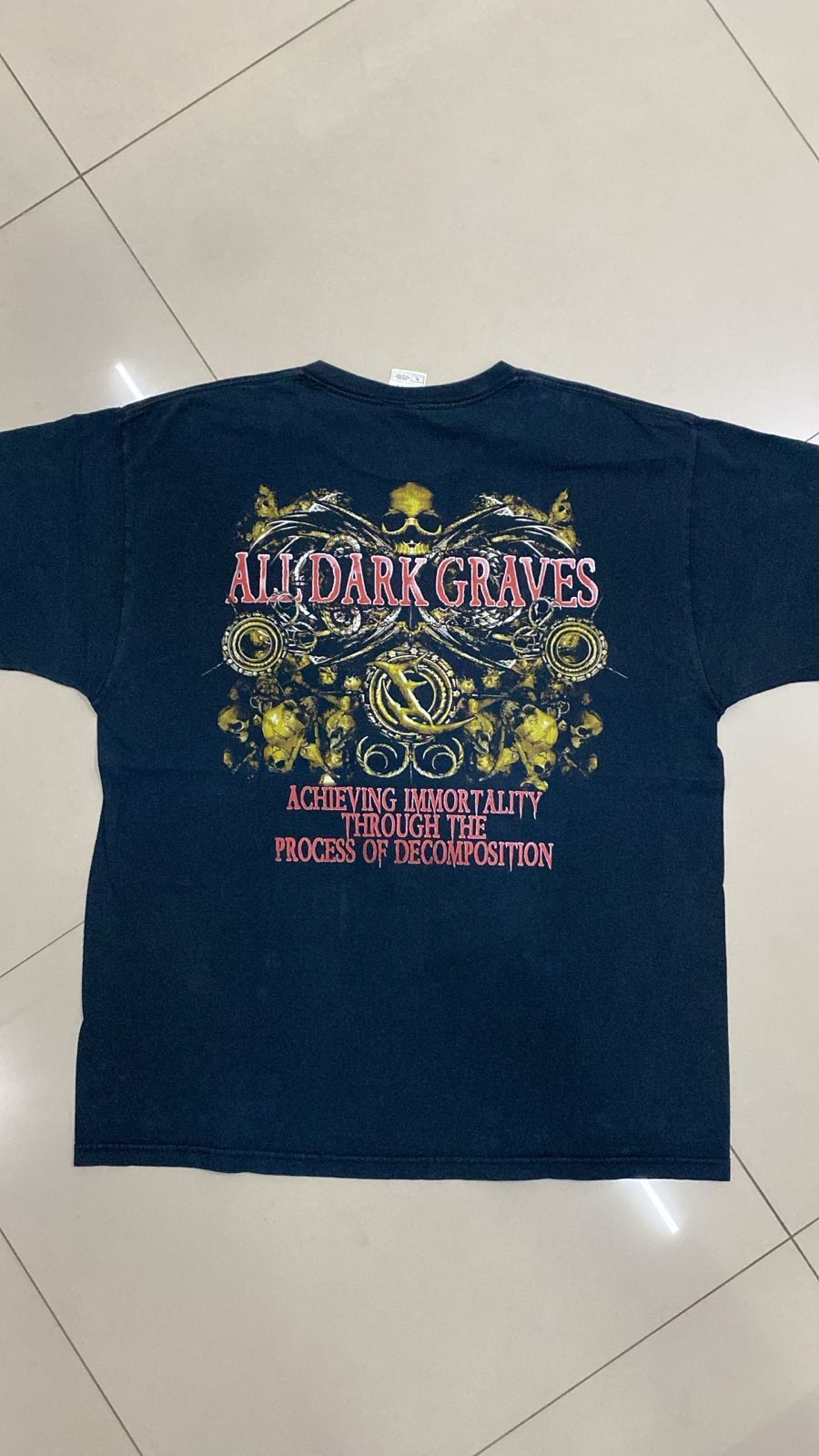 Band Tees Vintage The Faceless All Dark Graves death metal tee Size US XL / EU 56 / 4 - 2 Thumbnail
