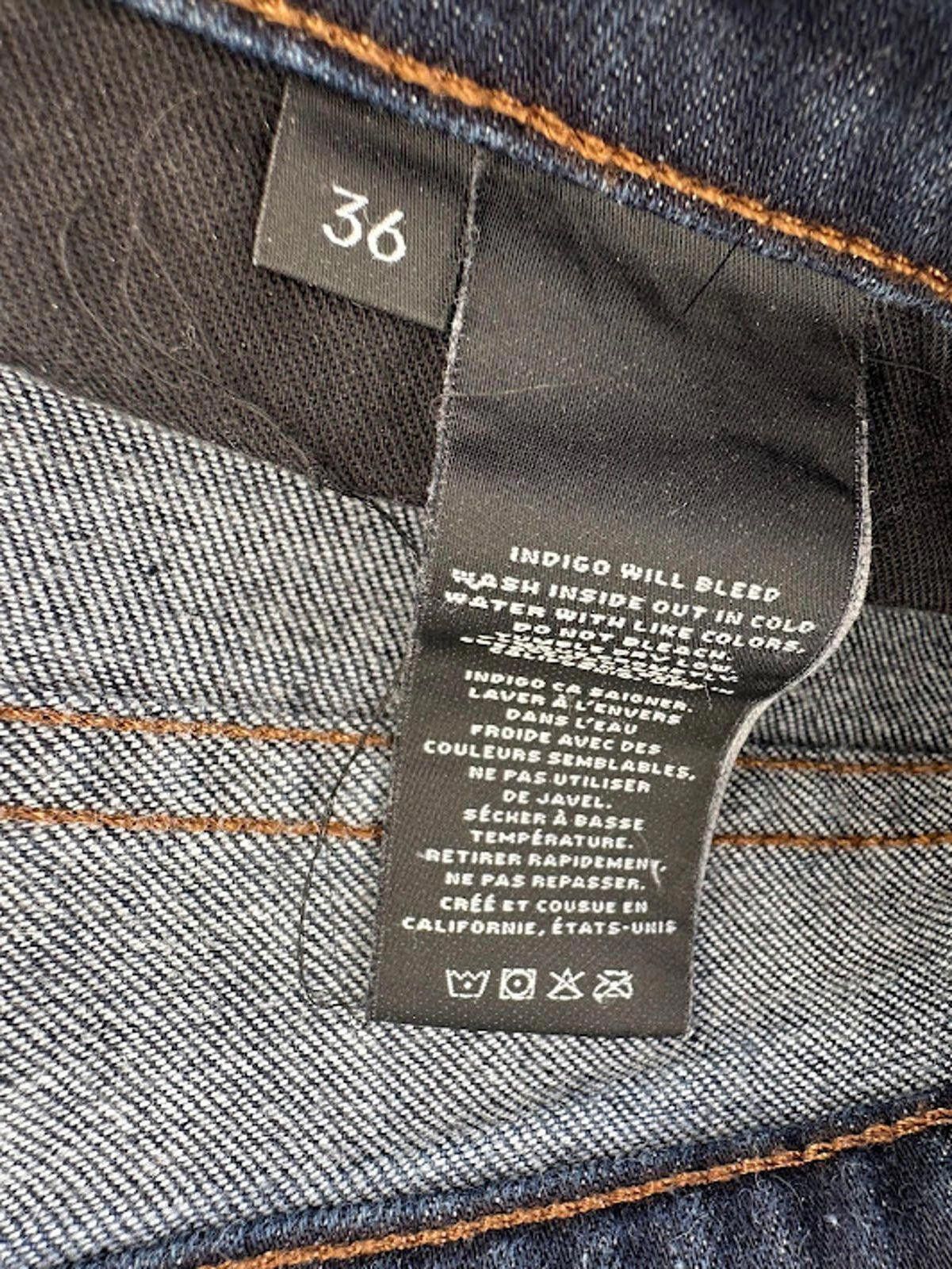 J Brand J Brand Resin Coated Jeans 36x32 Slim Dark Size US 36 / EU 52 - 5 Thumbnail