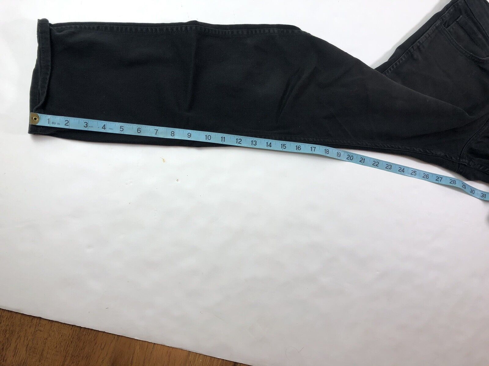 Levi's × Vintage Levis 513 Black Tab Slim Straight Stretch Jeans 31.5 x 28.5 Size US 31 - 8 Thumbnail