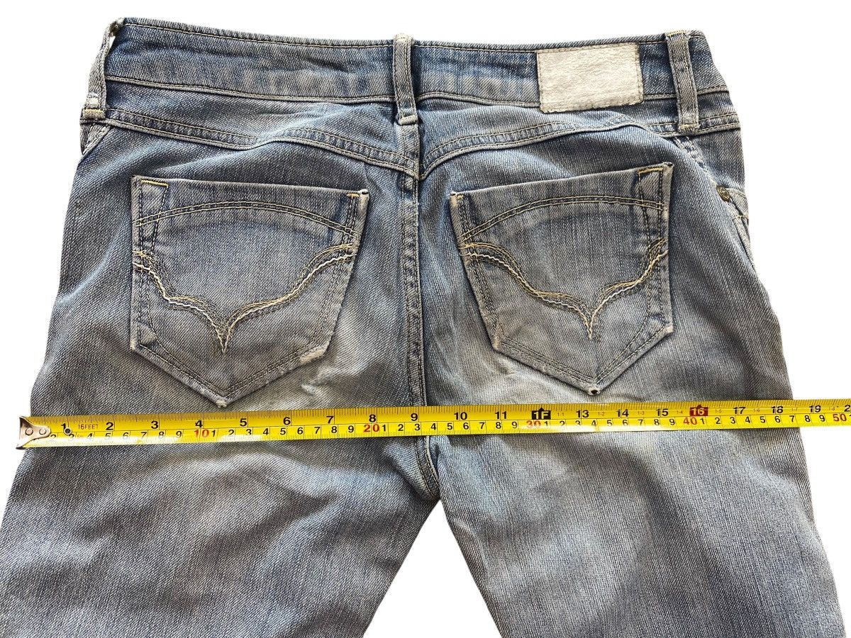 Other Sweet Camel Patch Work Ripped Style Flare Jeans Size 29" - 10 Thumbnail