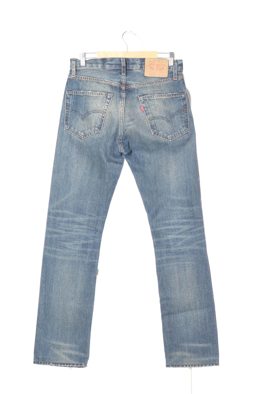 Levi's Vintage Levis 505-0217 Big E Selvedge ripped Jeans size 30 Size US 30 / EU 46 - 2 Thumbnail