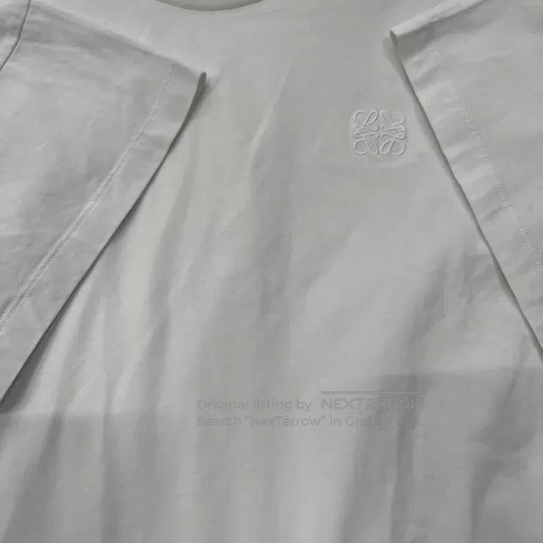 Loewe Loewe White Short-sleeve with Small Logo Size XS / US 0-2 / IT 36-38 - 5 Thumbnail