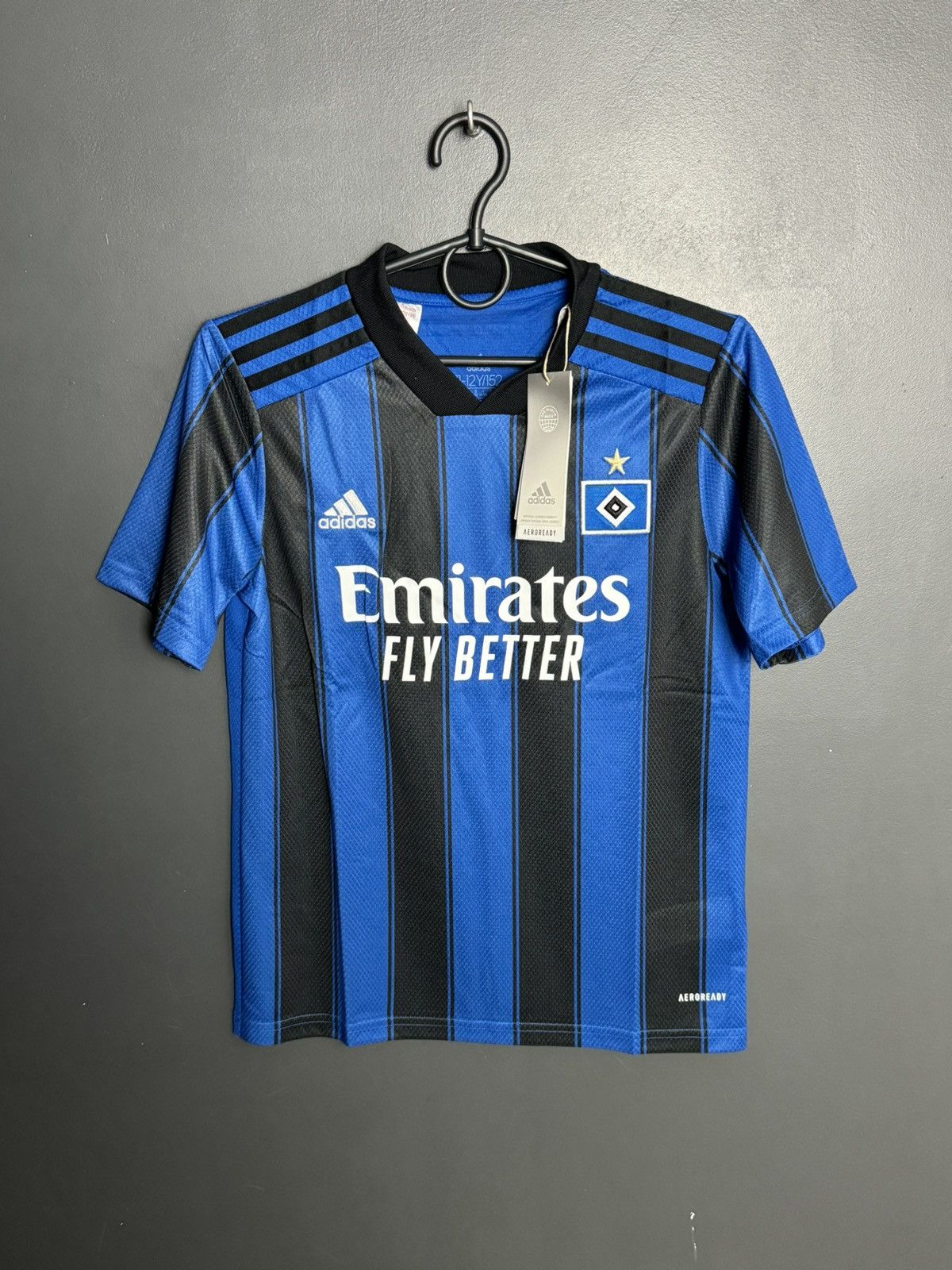 Adidas KIDS New Hamburg 21/22 Away Football Jersey T-Shirt Size US XS / EU 42 / 0 - 1 Thumbnail