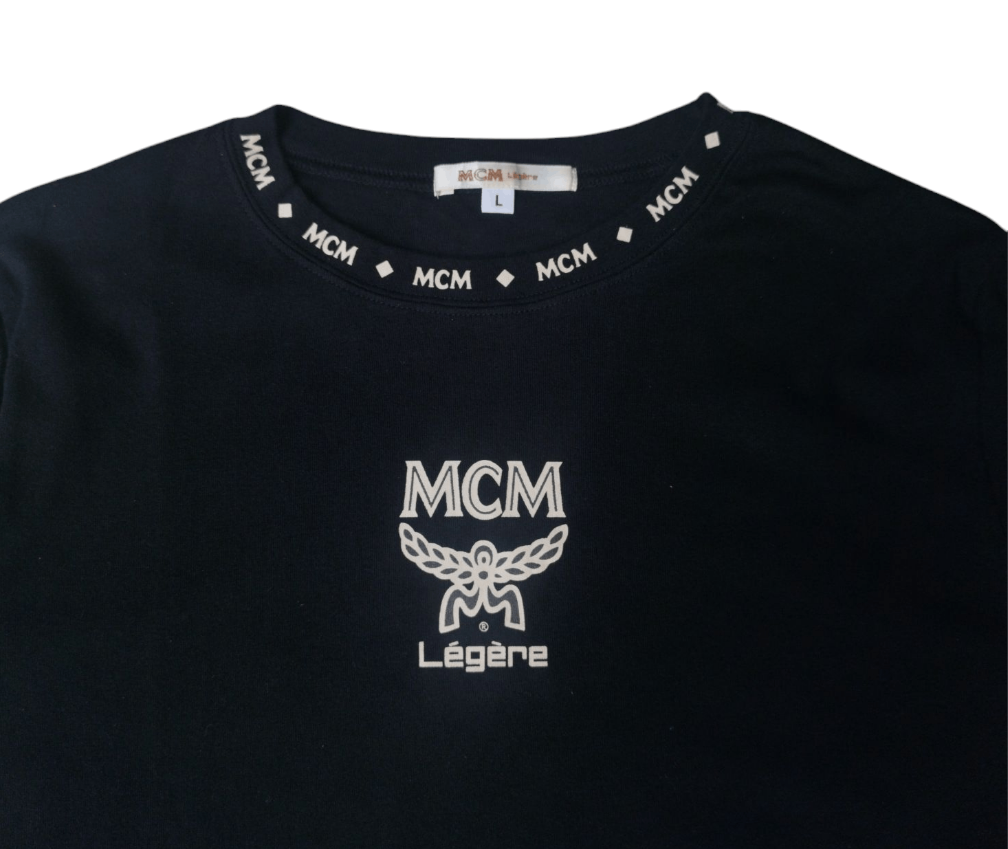 MCM MCM Legere small logo t-shirt Size L / US 10 / IT 46 - 2 Thumbnail