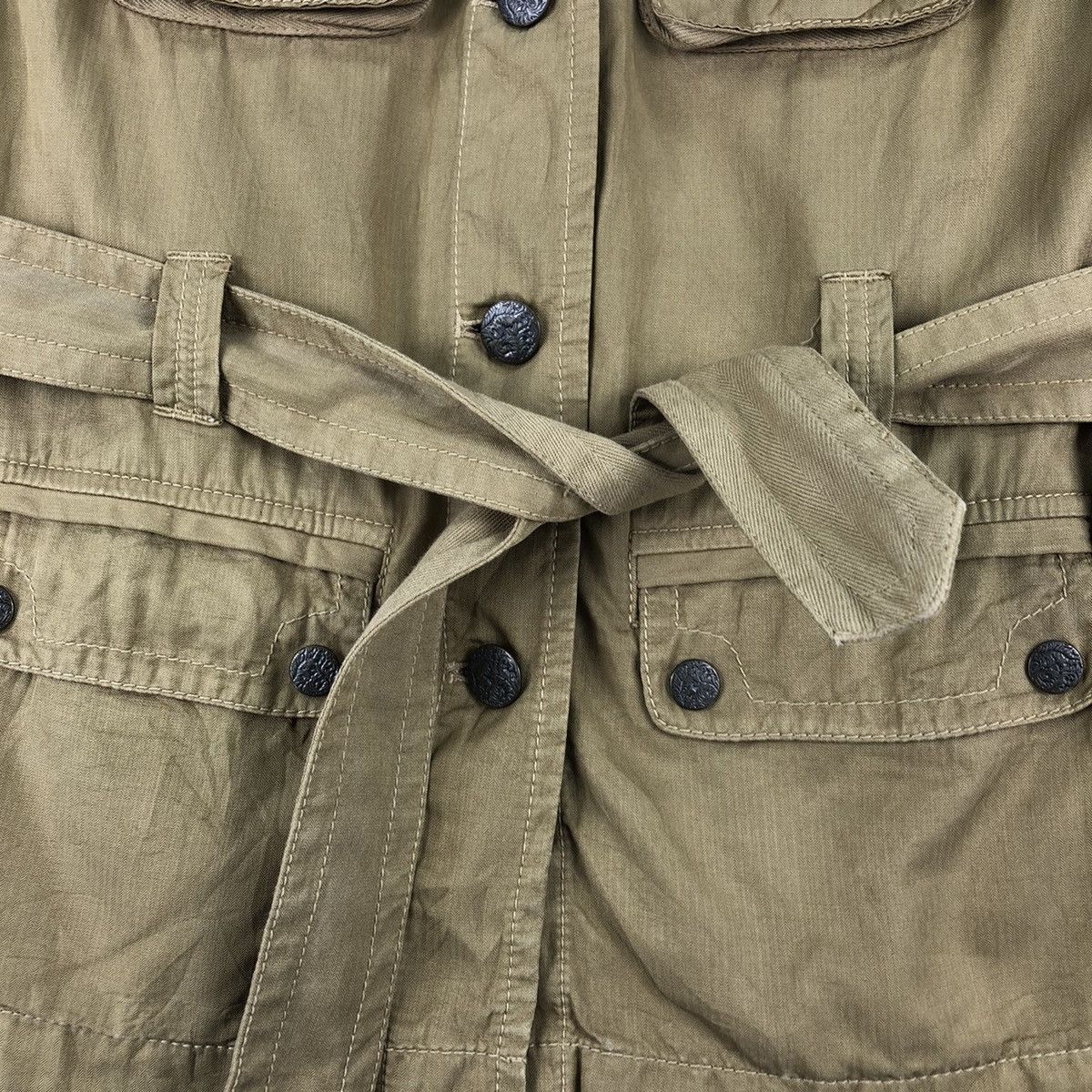 J.Crew Vintage Y2K J.Crew Women Jacket Herringbone Twill Size XS / US 0-2 / IT 36-38 - 10 Thumbnail