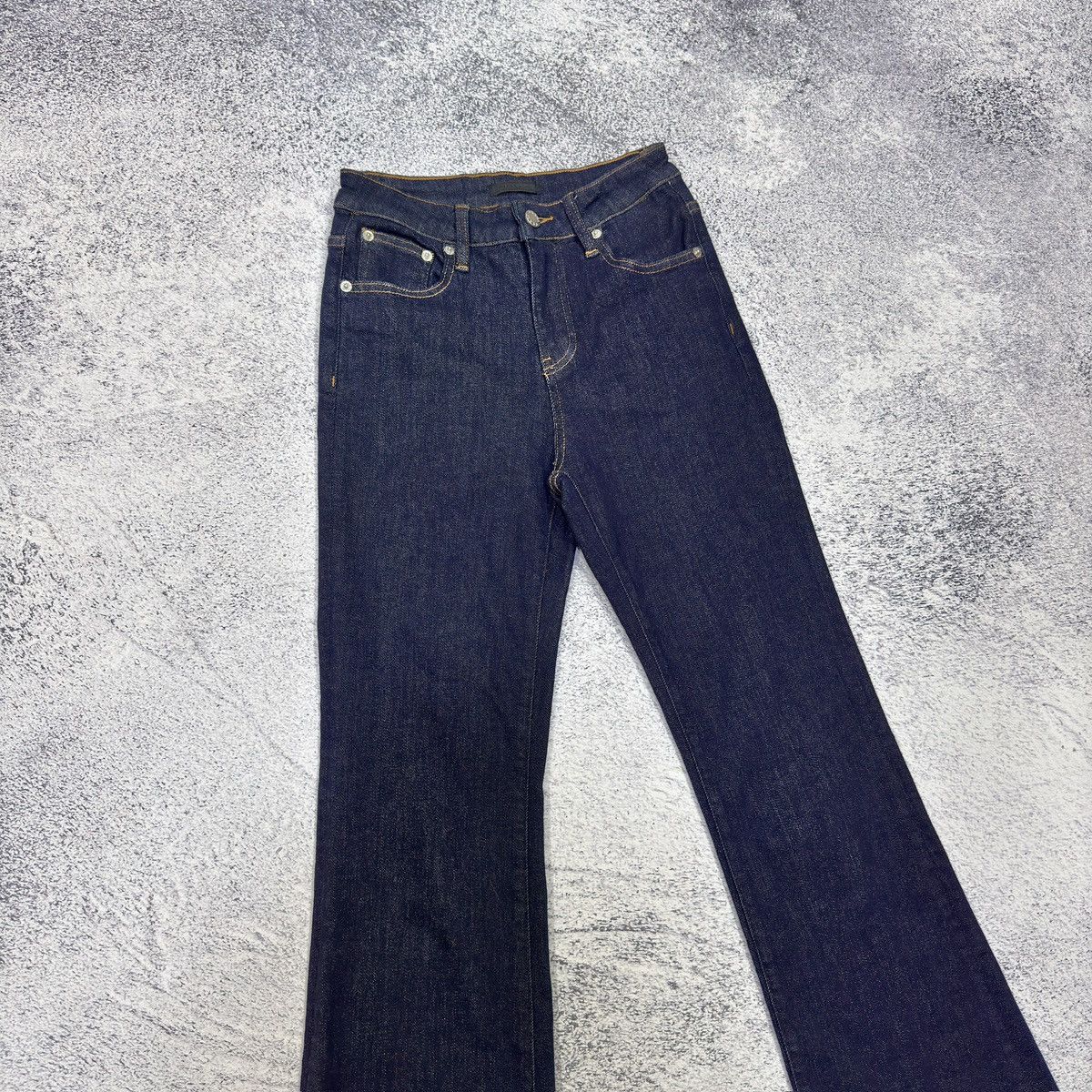 Prada Prada Dark Indigo Flared Jeans 26 size Size 26" / US 2 / IT 38 - 3 Thumbnail
