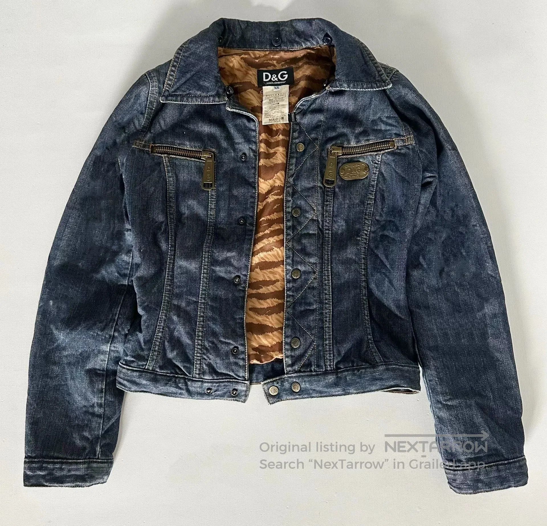 Dolce & Gabbana Dolce & Gabbana Navy Denim Jacket. Size US XS / EU 42 / 0 - 2 Thumbnail