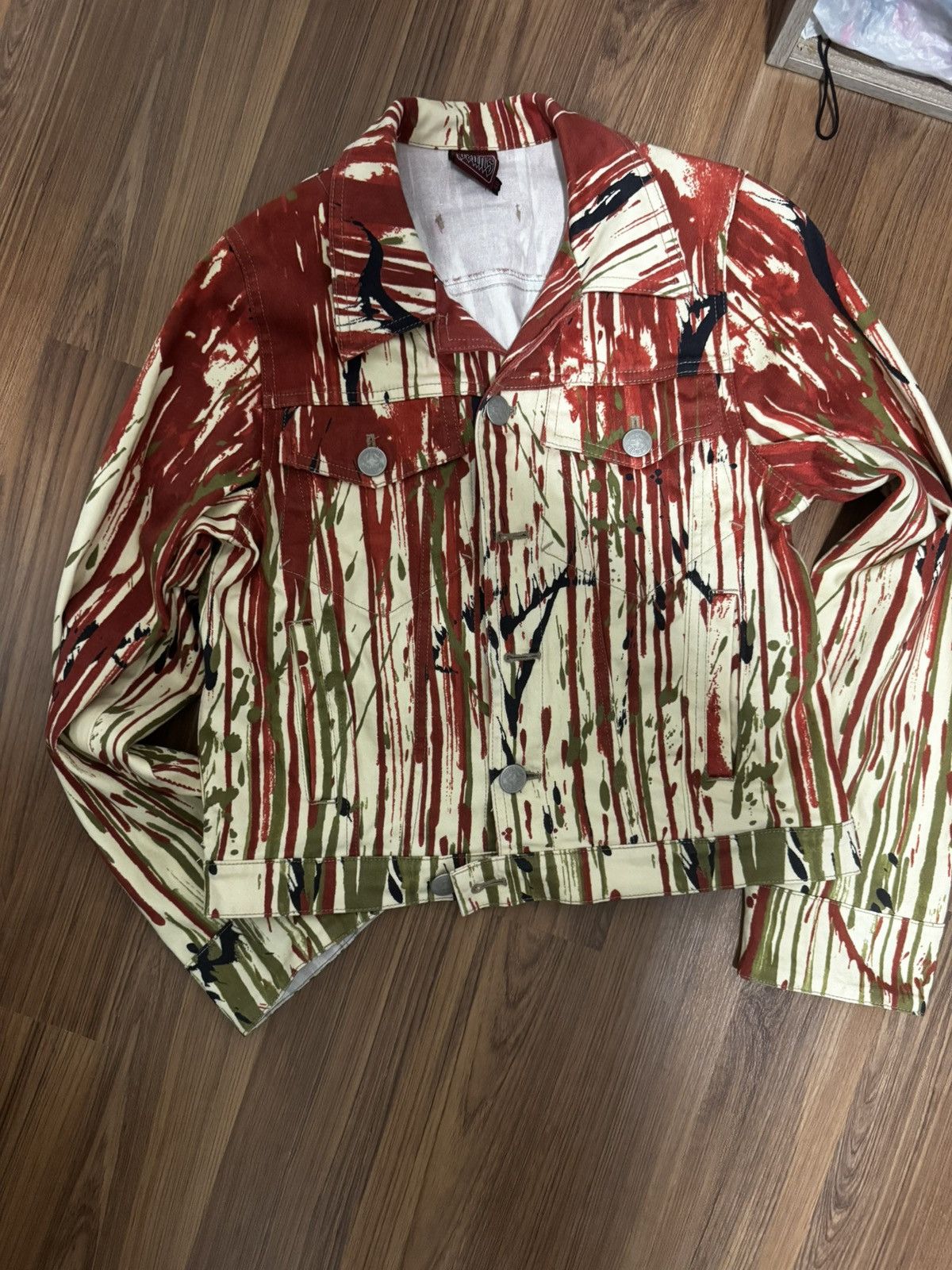 Jean Paul Gaultier Jean Paul Gaultier AW98 Blood Jacket Size US XXS / EU 40 - 1 Thumbnail