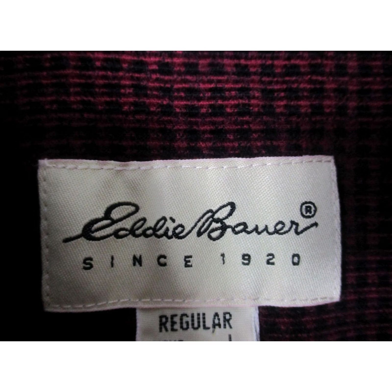 Eddie Bauer VINTAGE Eddie Bauer Shirt Mens L Red Corduroy Check Button-Down Casual 90s Mens Size US L / EU 52-54 / 3 - 4 Thumbnail